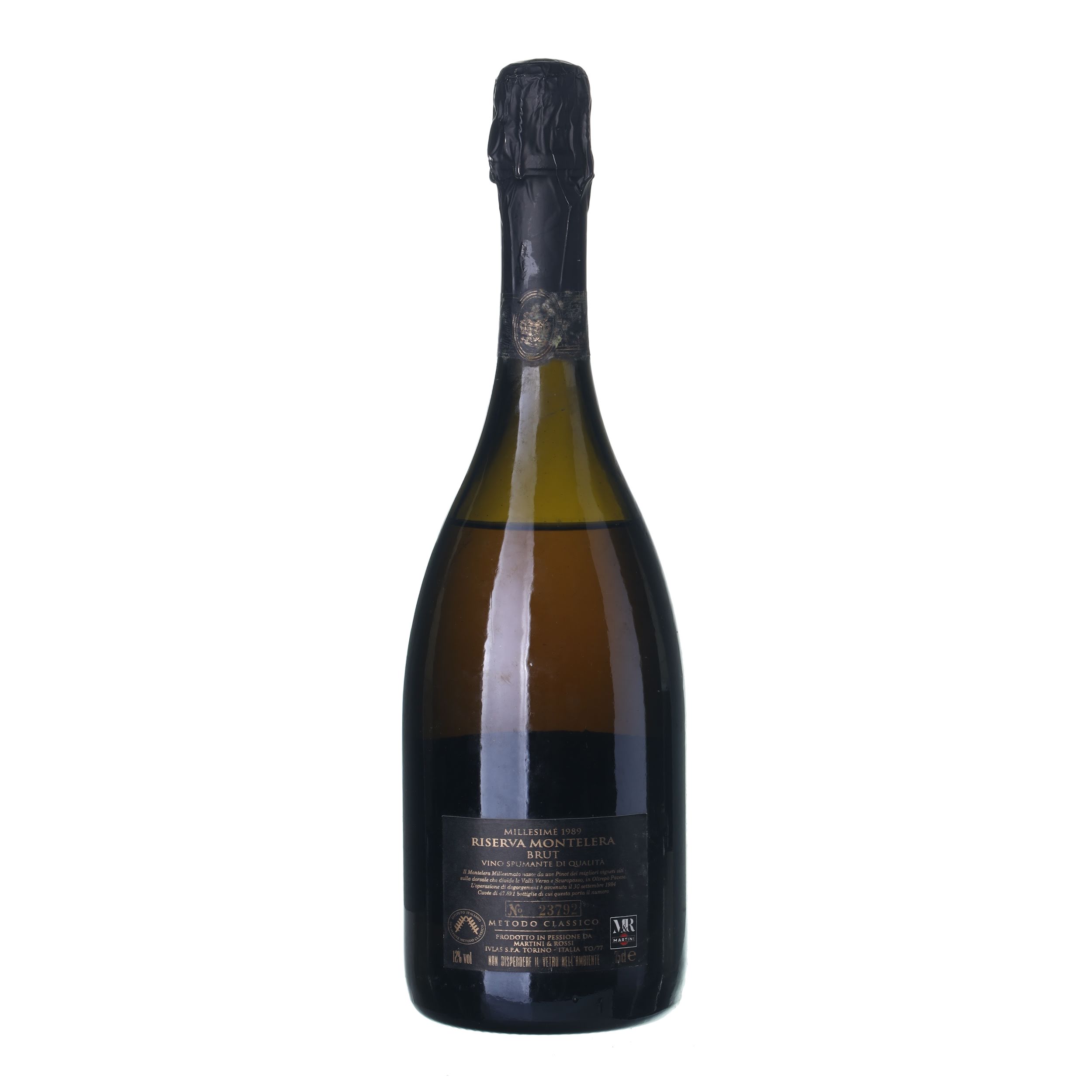 1989 Montelera Brut Riserva Martini (0,75l) Historické dárky