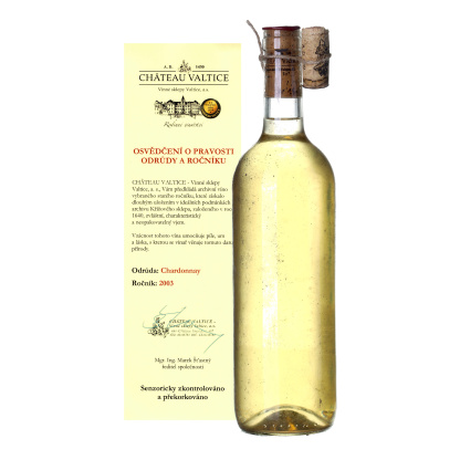 2003 Chardonnay Château Valtice (0,75l)