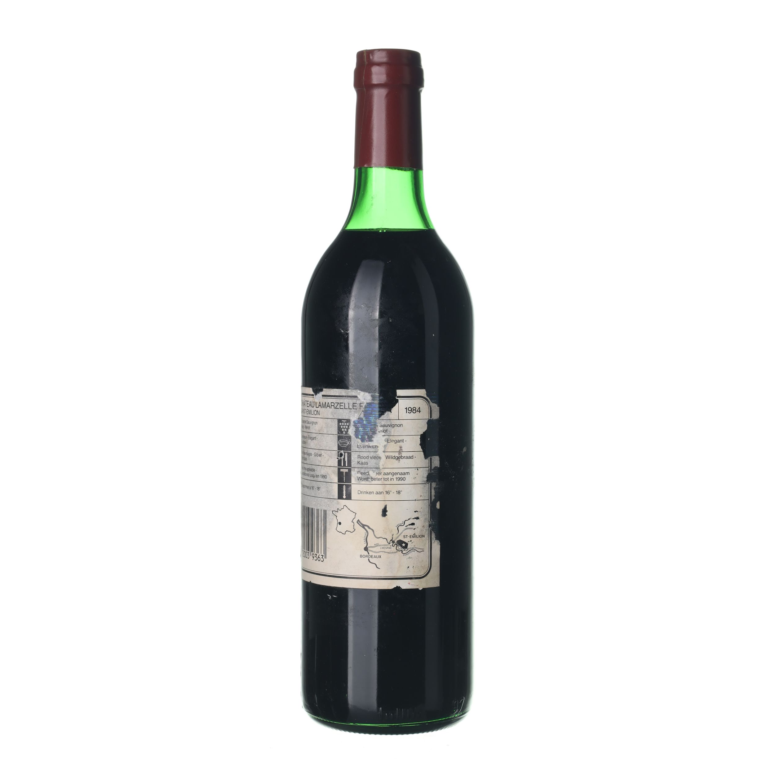 1984 Saint-Emilion Chateau Lamarzelle Figeac (0,75l) - Obrázek 2