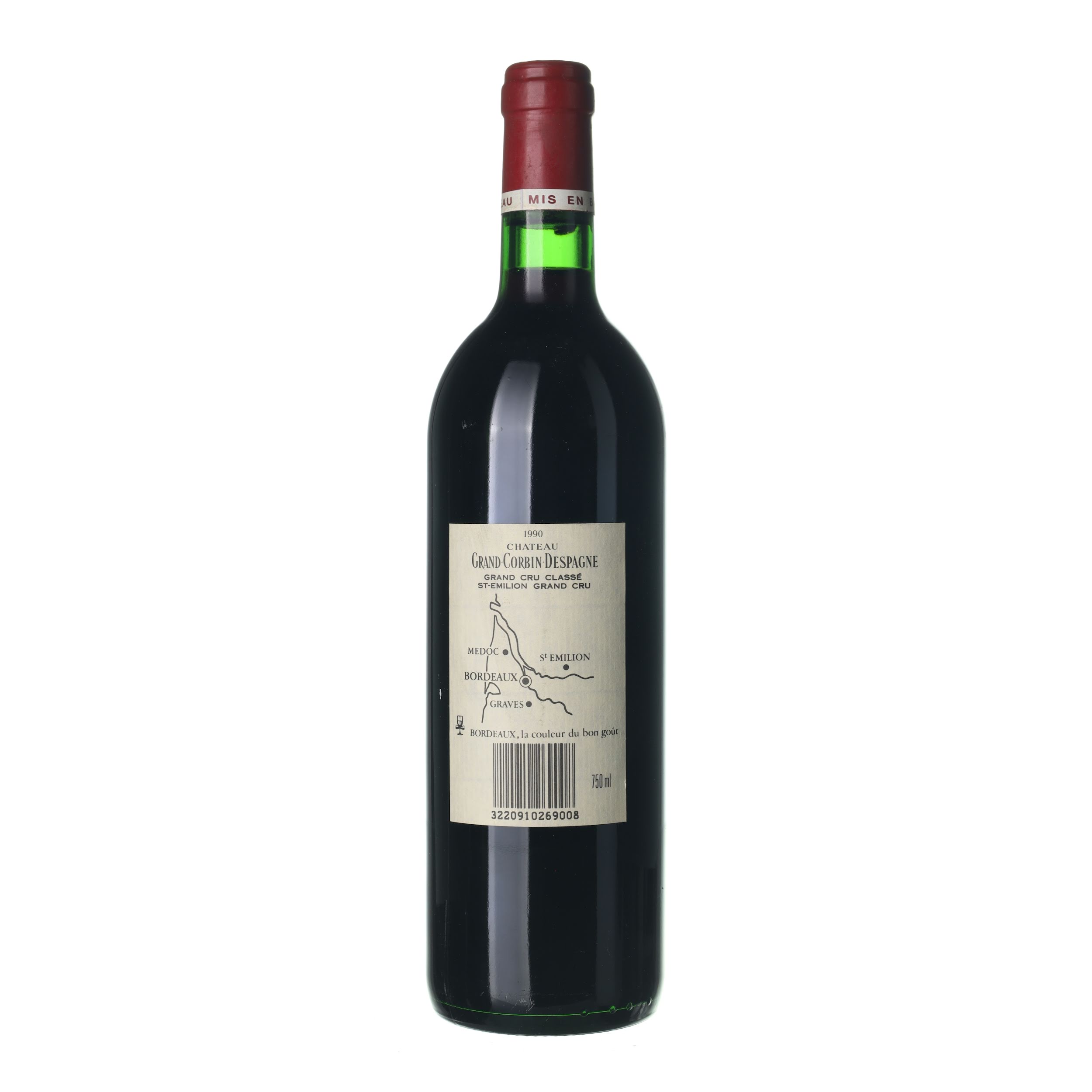 1990 Saint-Emilion Grand Cru Chateau Grand Corbin Despagne (0,75l) - Obrázek 2