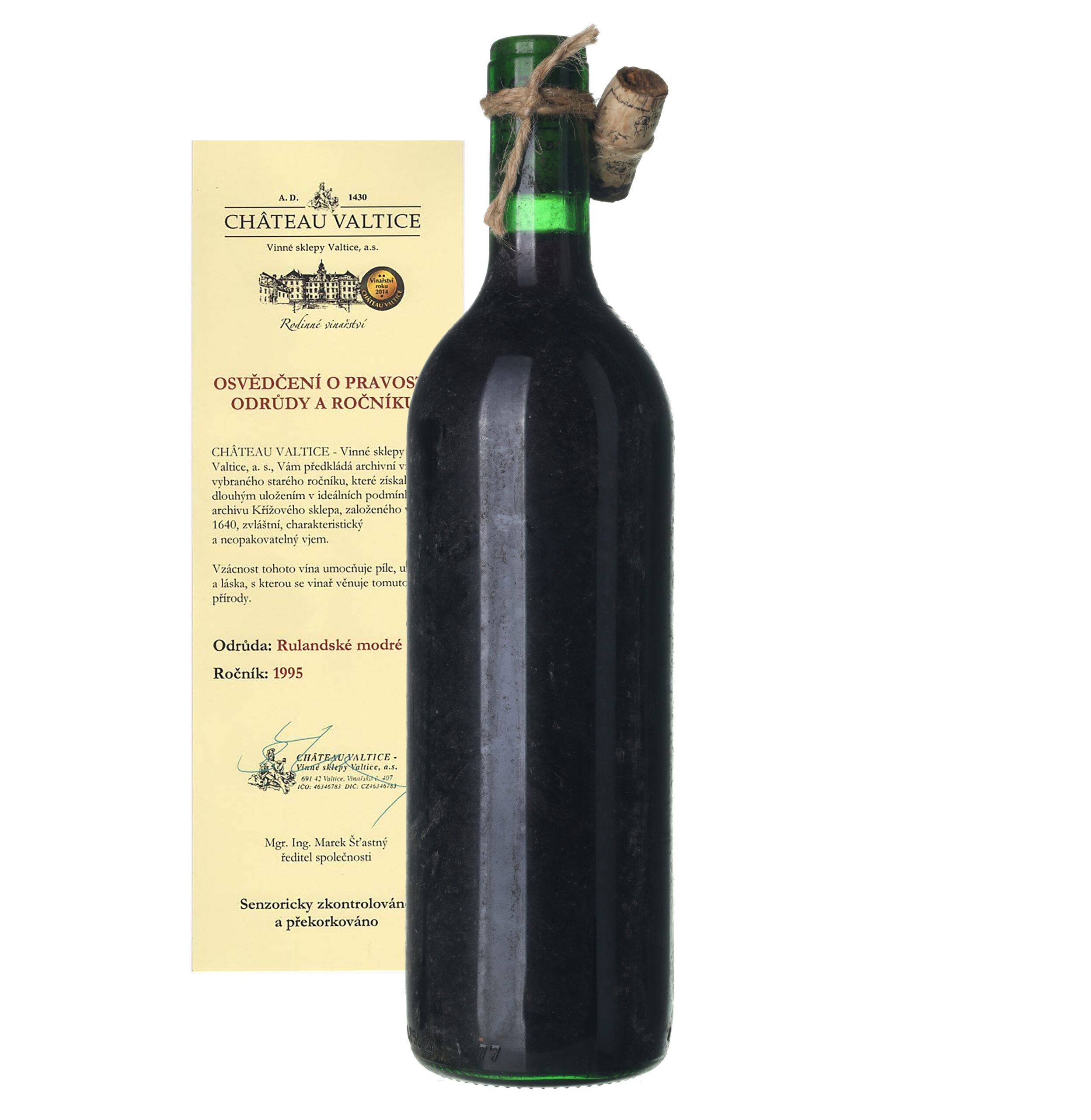 1995 Pinot Noir/ Rulandské modré Château Valtice (0,75l)