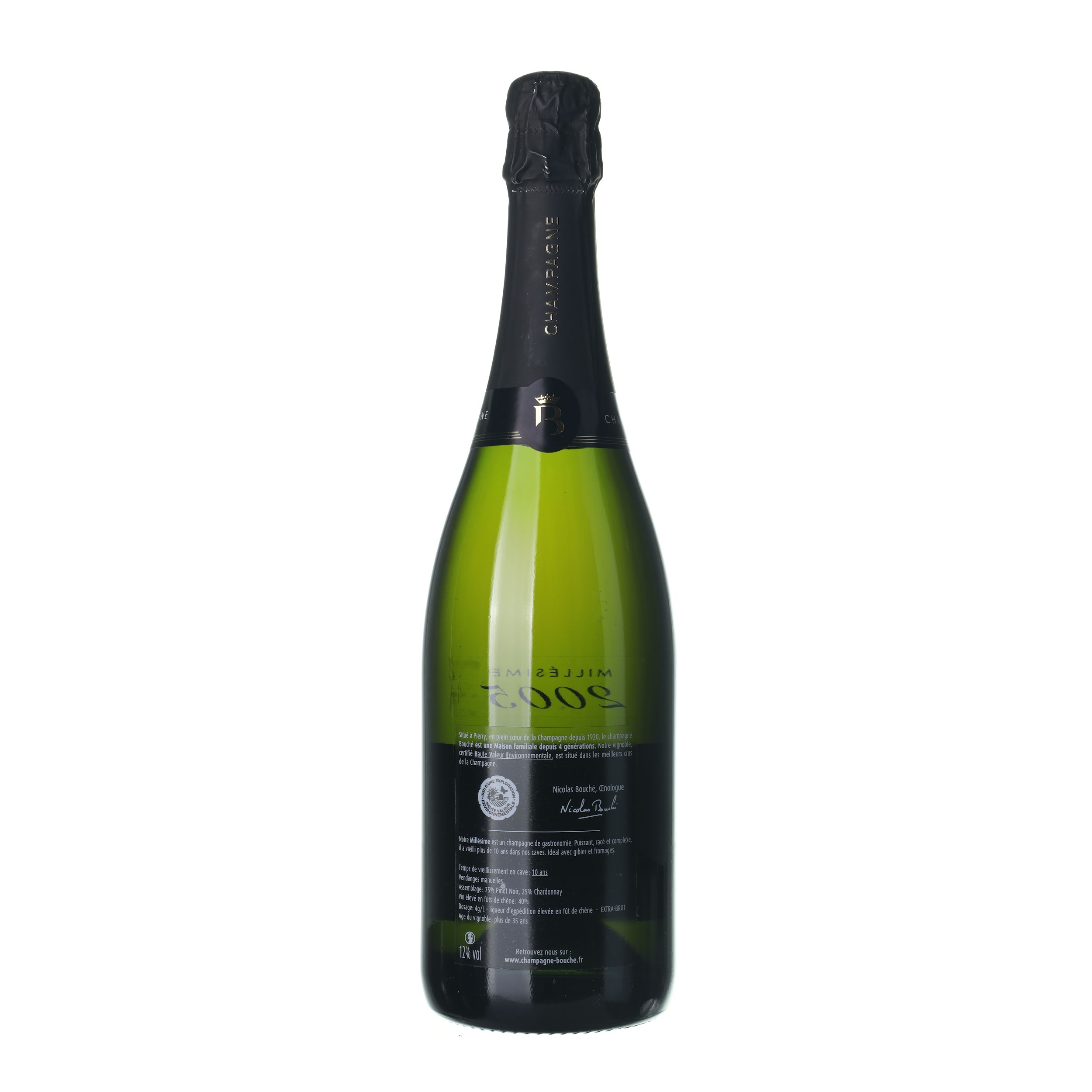 2005 Champagne Bouché Extra Brut Millesime Vintage (0,75l) - Obrázek 2