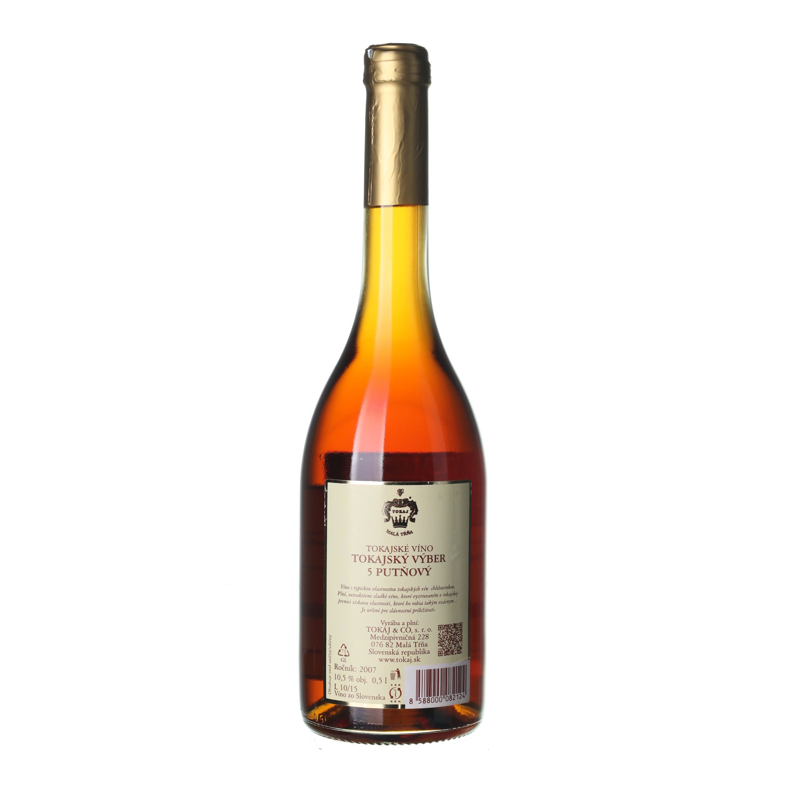 2007 Tokajský výber 5-putňový Tokaj & Co (0,5l) - Obrázek 2
