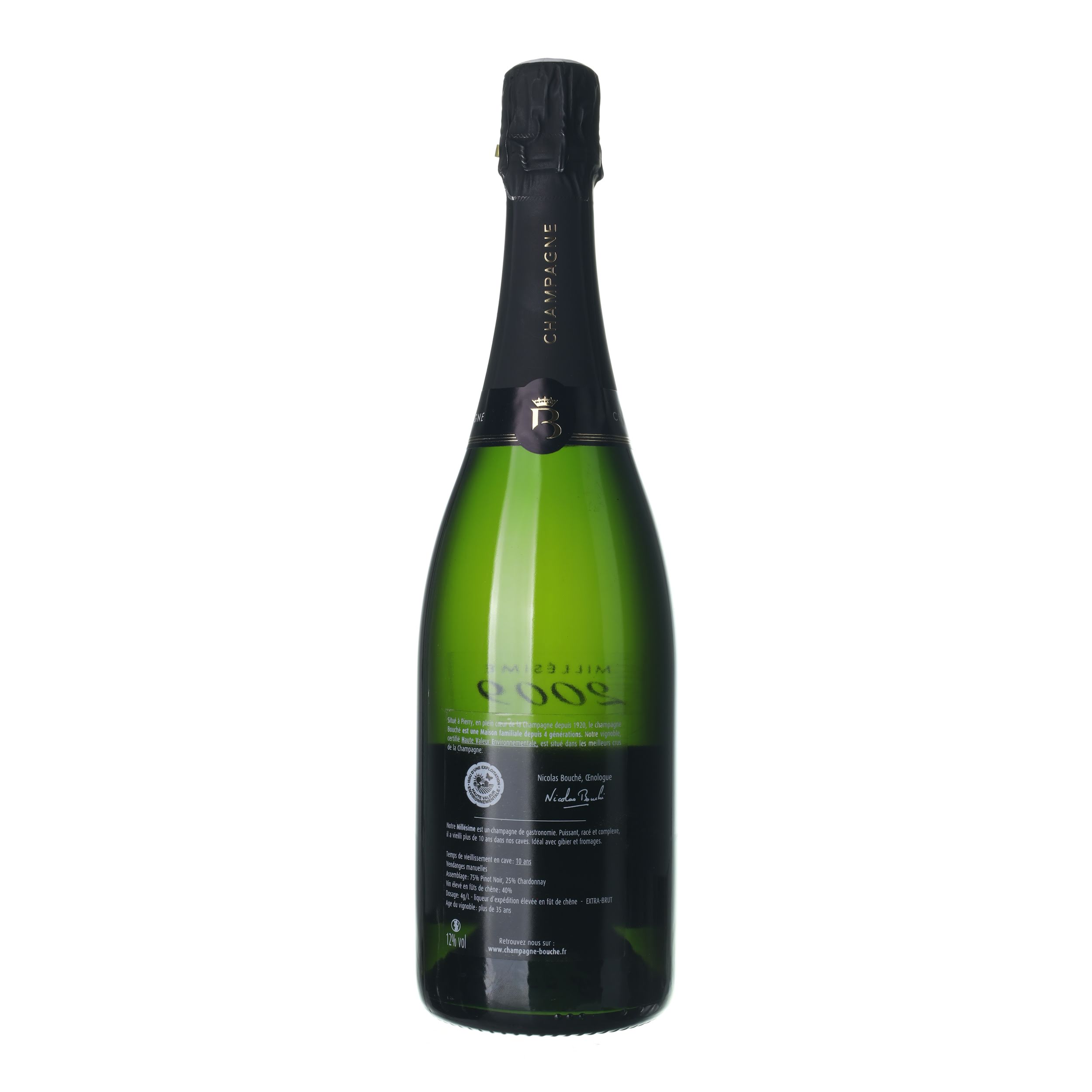2009 Champagne Bouché Extra Brut Millesime Vintage (0,75l) - Obrázek 2