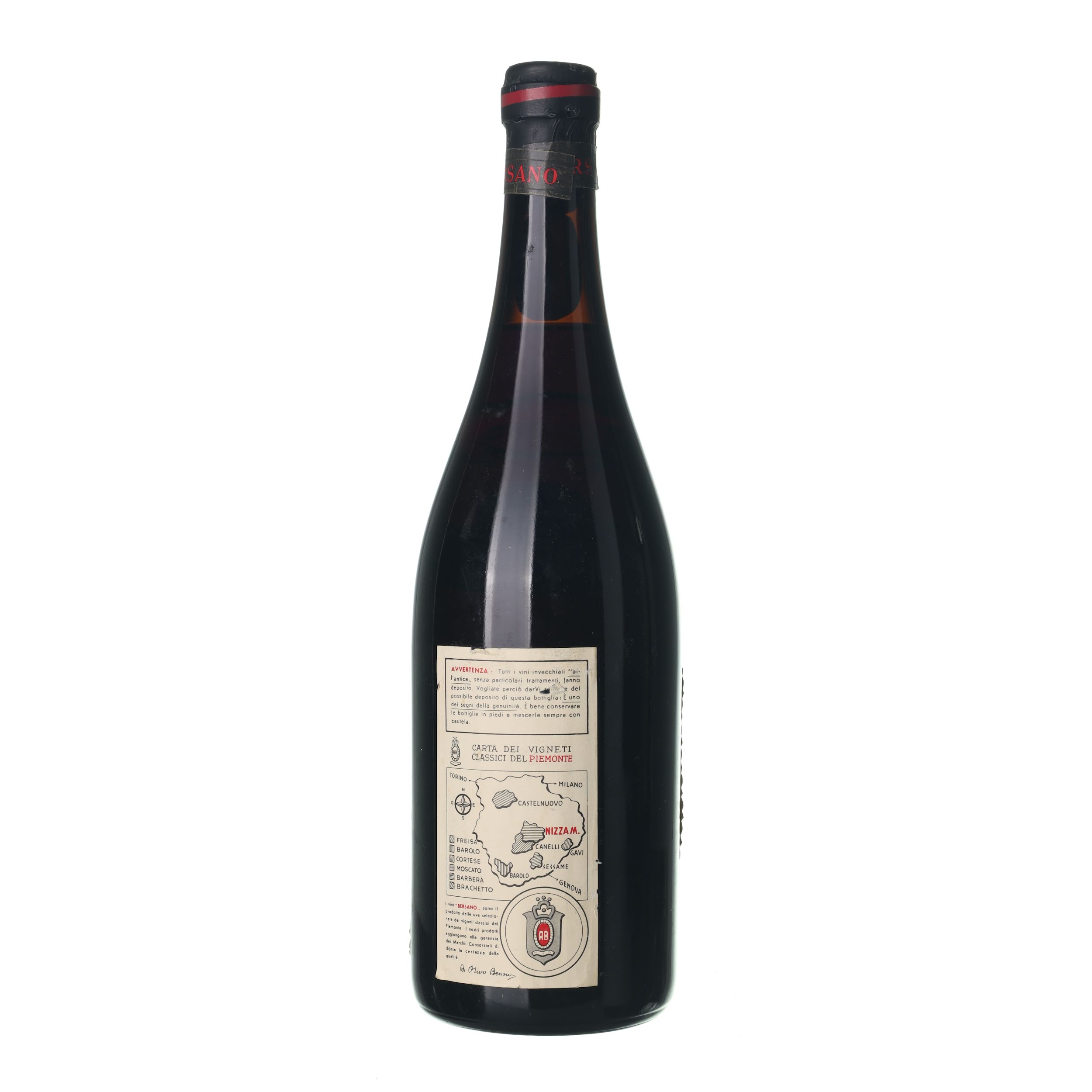 1964 Barolo Riserva Bersano (0,75l) - Obrázek 2
