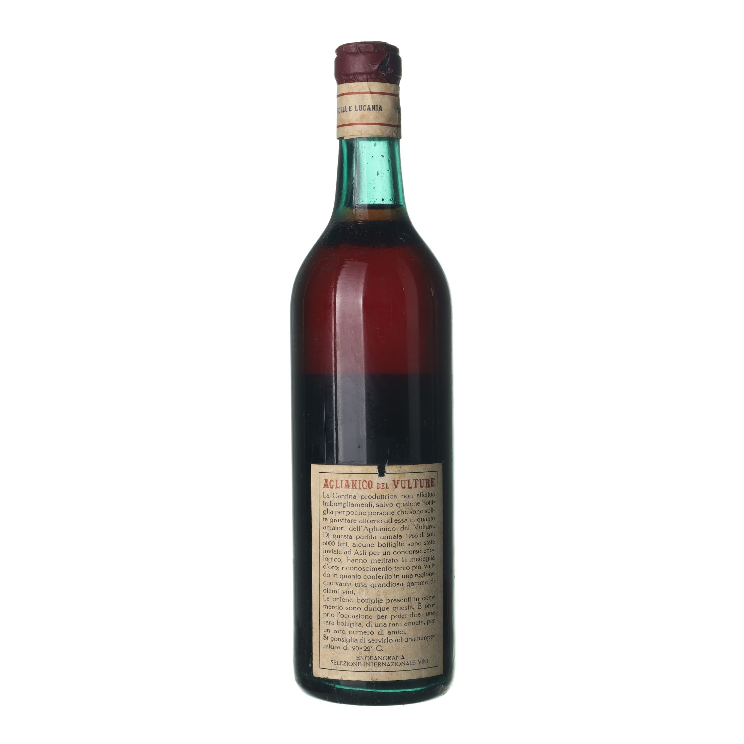 1966 Aglianico Del Vulture Riserva Enopanorama (0,75l) - Obrázek 2
