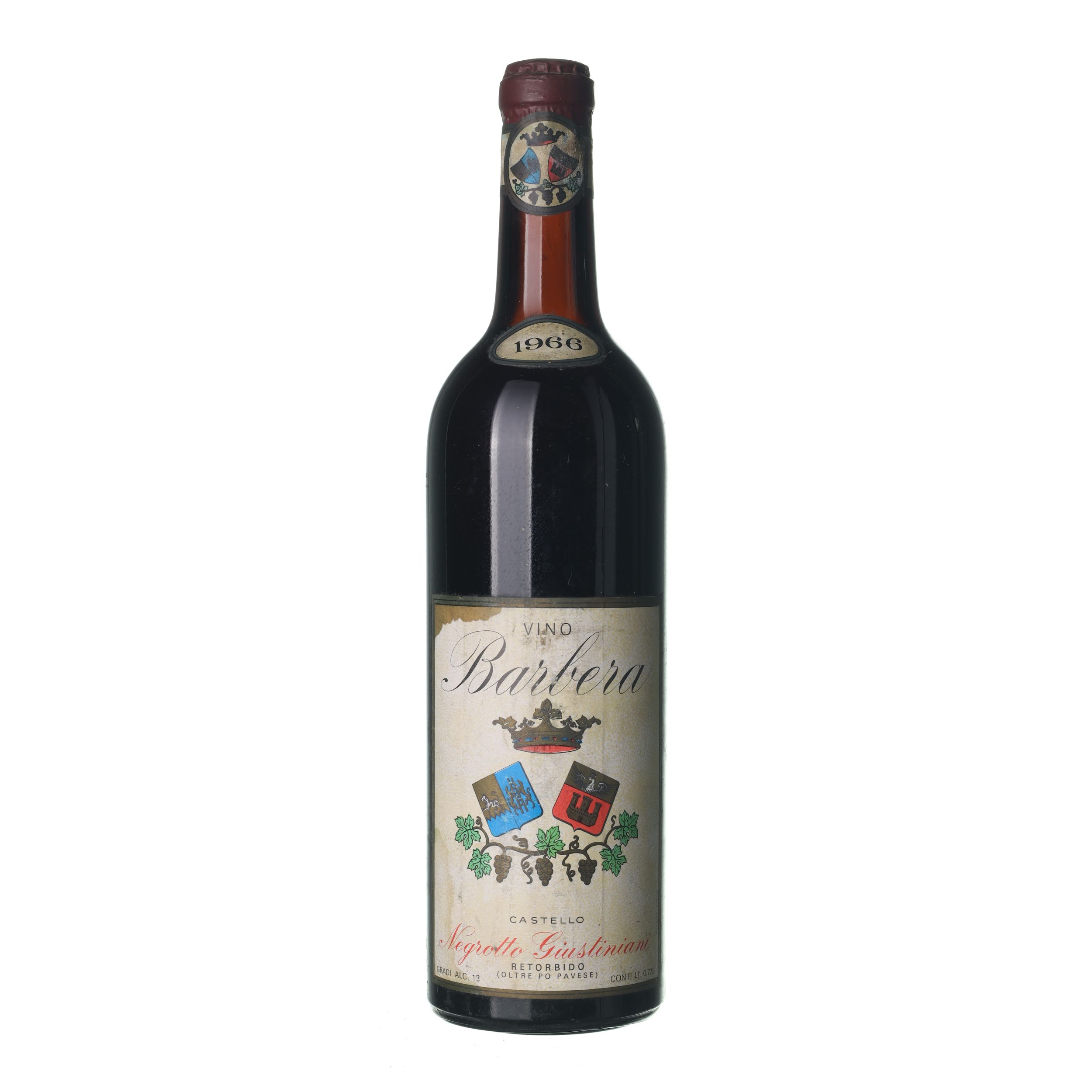 1966 Barbera Negrotto Giustiniani (0,75l)