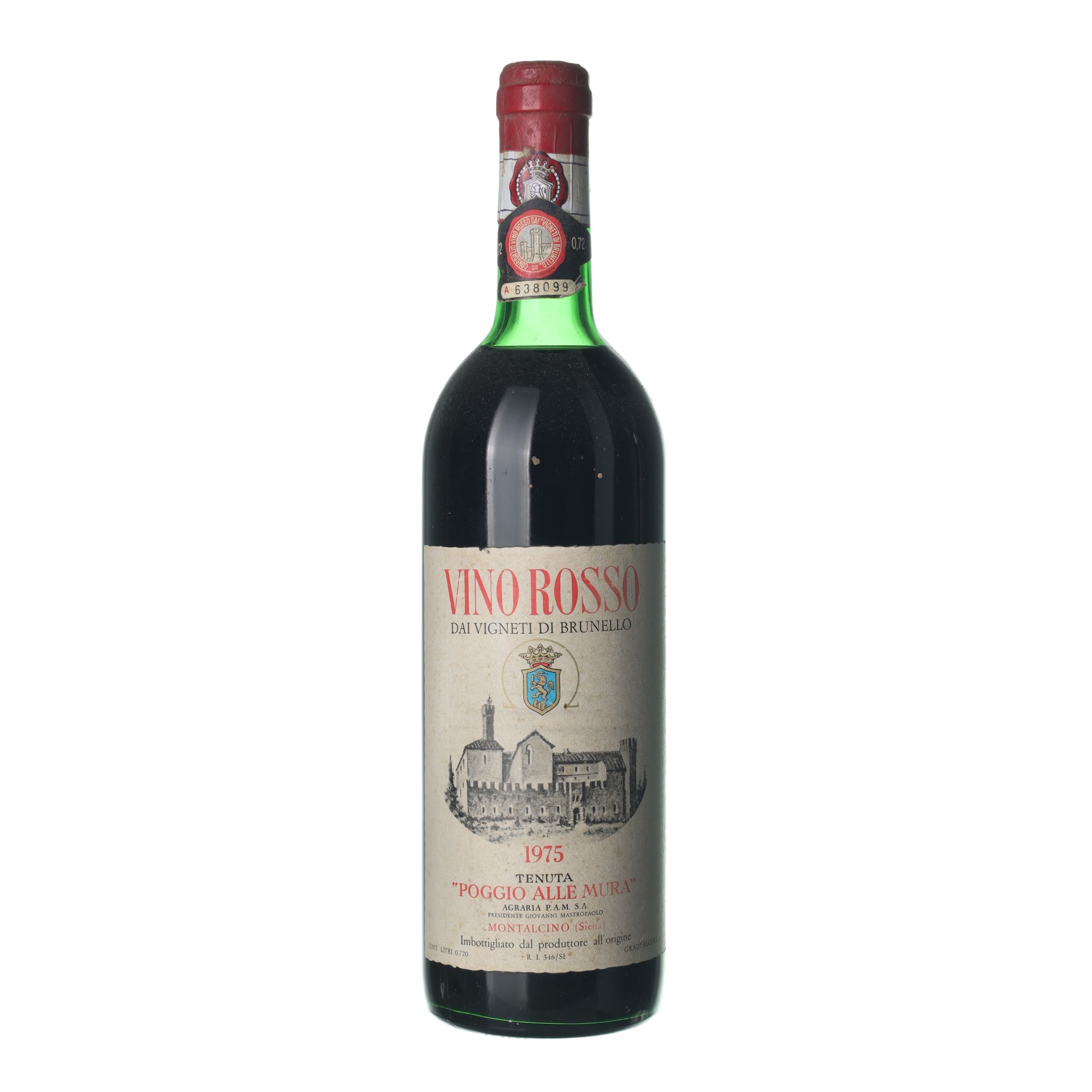 1975 Vino Rosso Poggio Alle Mura (0,75l)