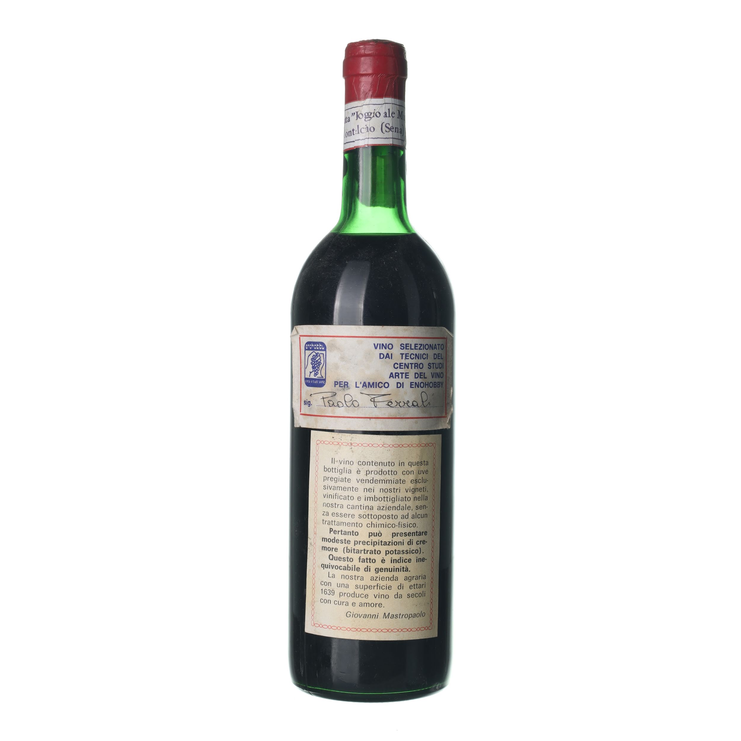 1975 Vino Rosso Poggio Alle Mura (0,75l) - Obrázek 2