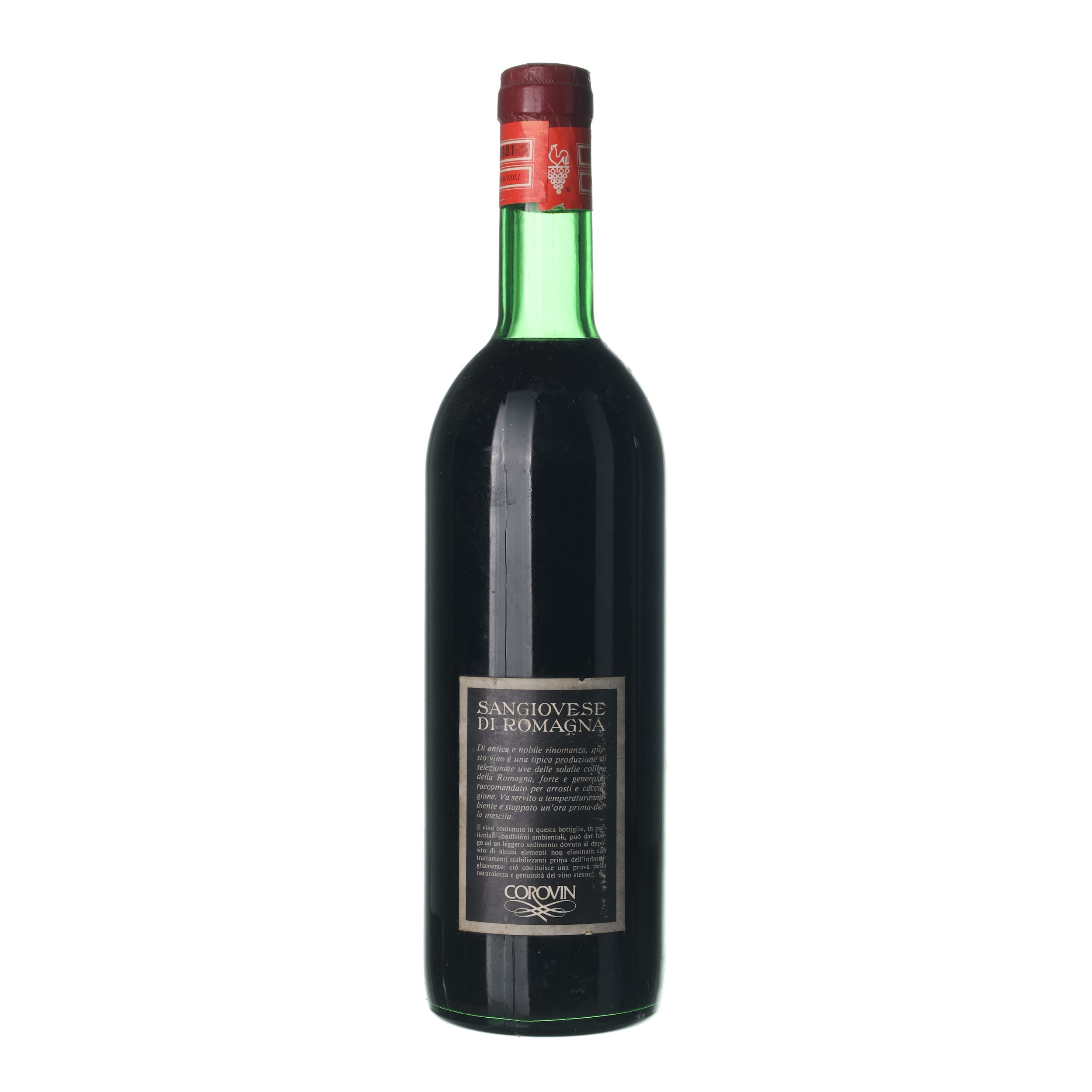 1976 Sangiovese di Romagna Corovin (0,75l) - Obrázek 2