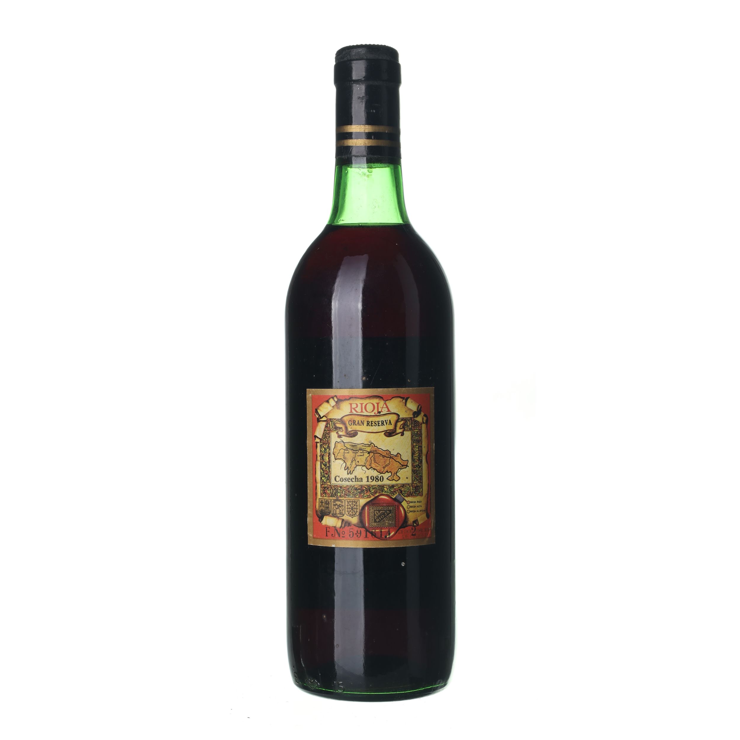 1980 Rioja Gran Reserva Viña Berceo (0,75l) - Obrázek 2