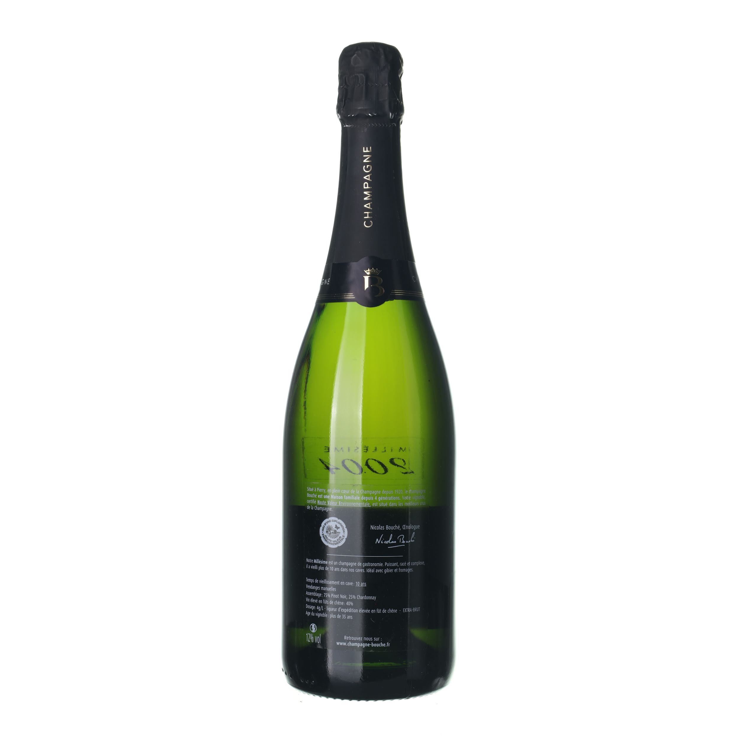 2004 Champagne Bouché Extra Brut Millesime Vintage (0,75l) - Obrázek 2