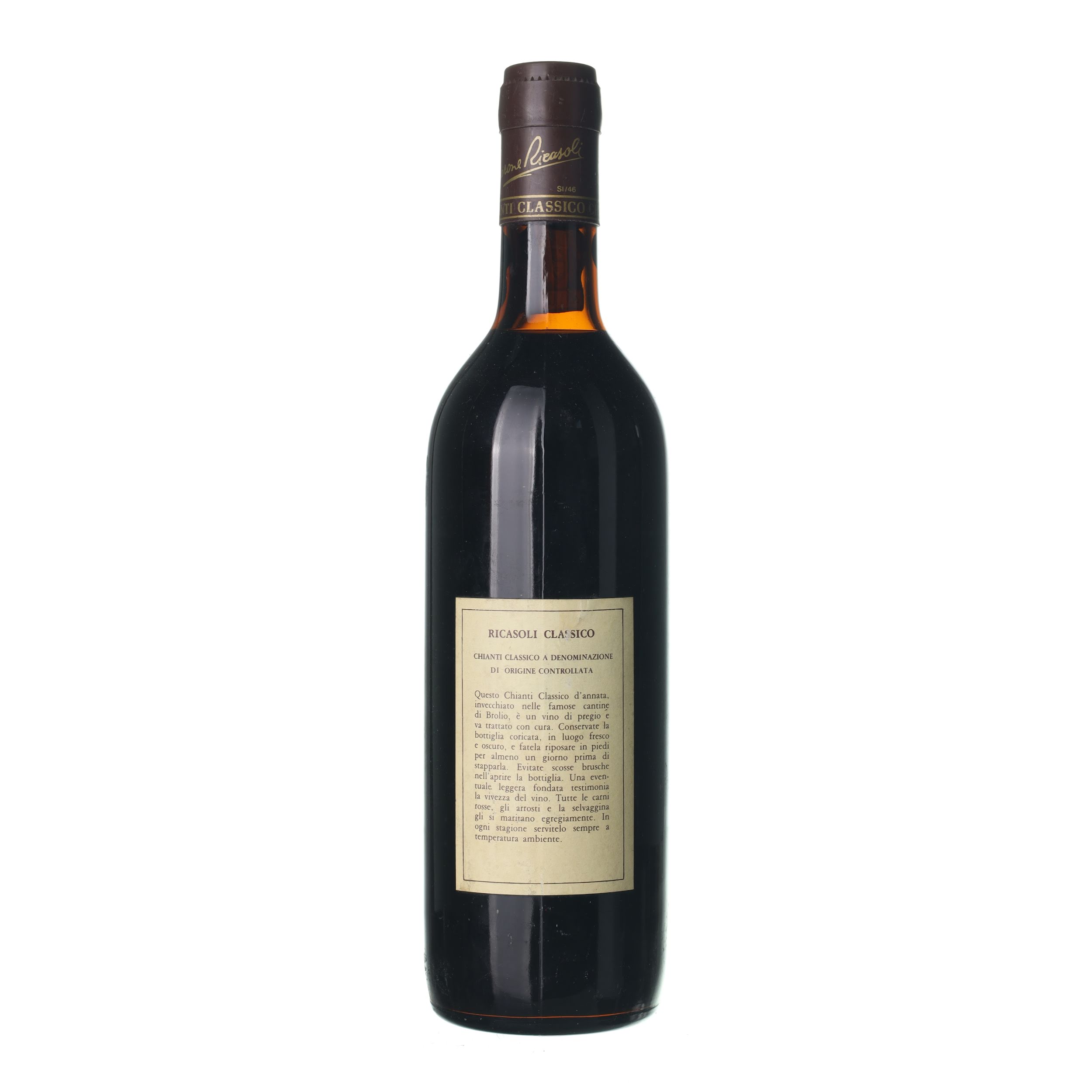1973 Chianti Barone Ricasoli (0,75l) - Obrázek 2