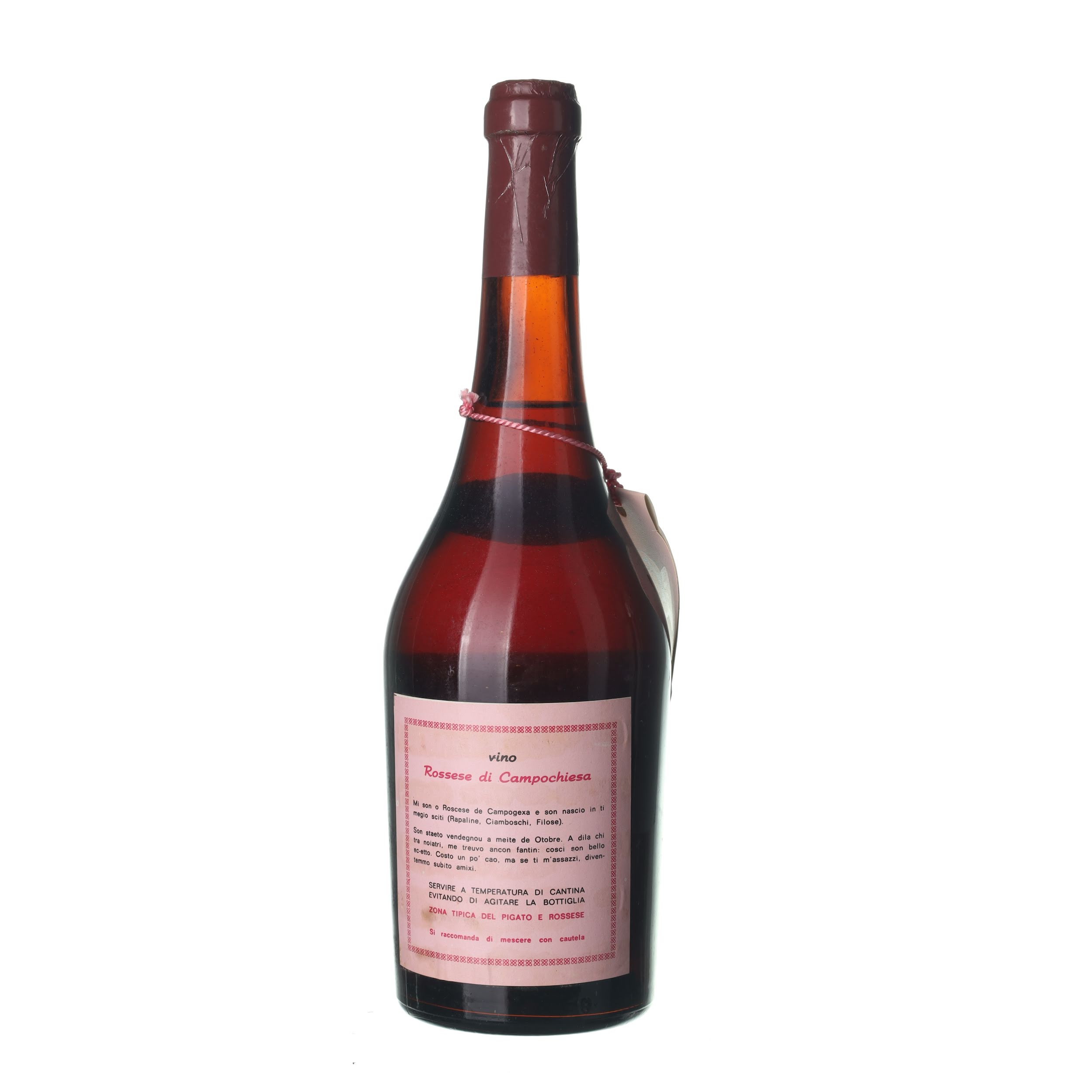 1975 Rossese di Campochiesa Cantine Calleri (0,75l) - Obrázek 2