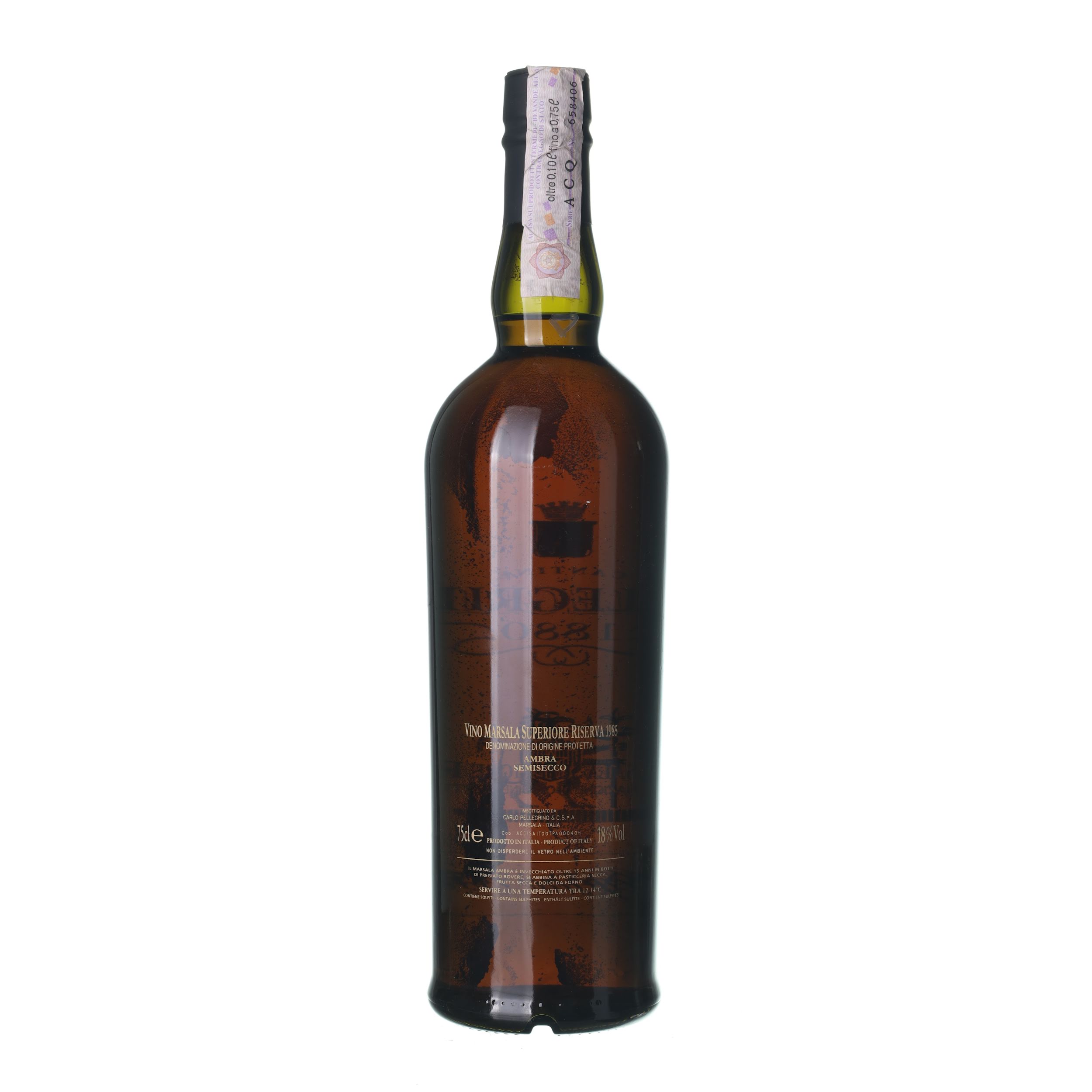 1985 Marsala Riserva Carlo Pellegrino (0,75l) - Obrázek 2