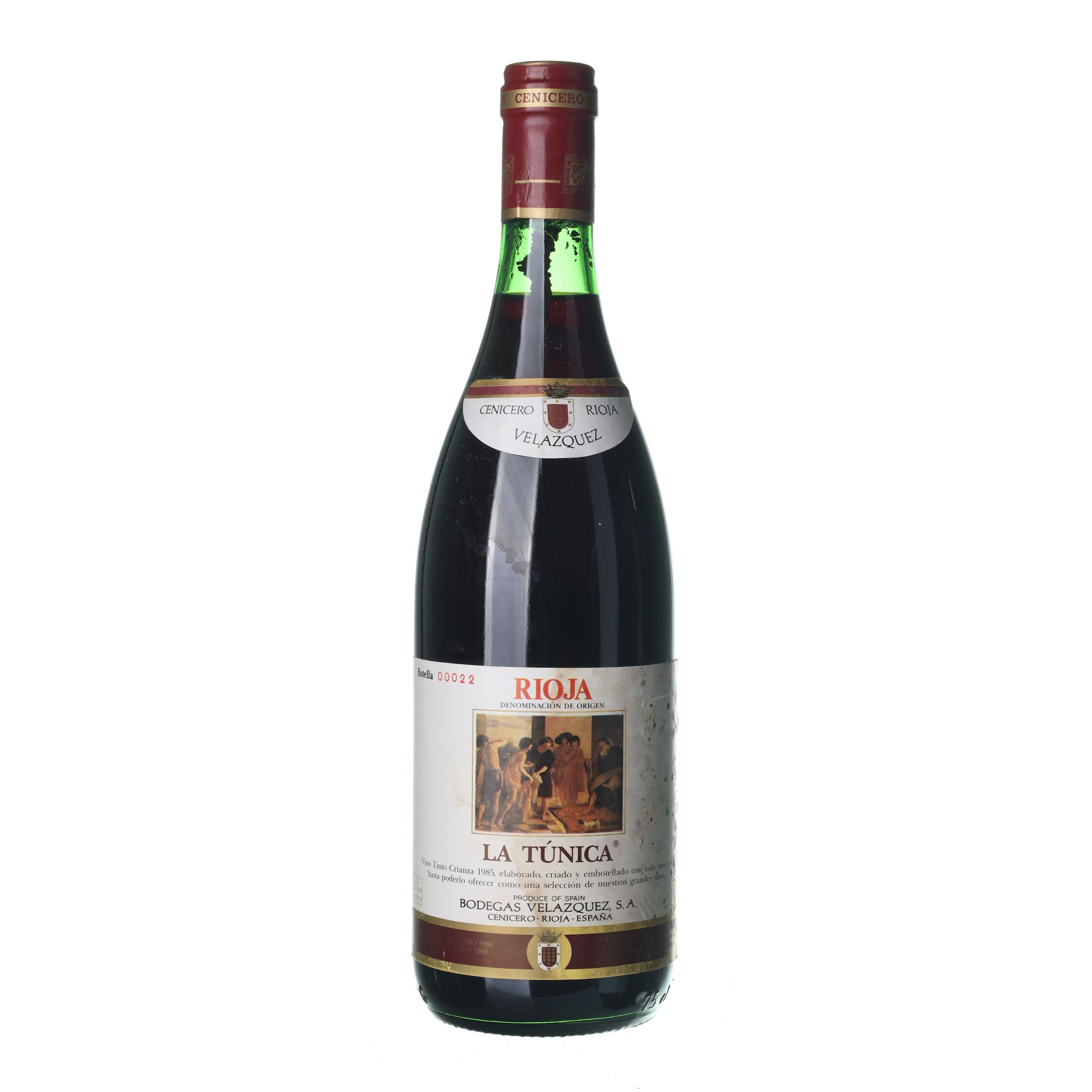 1985 Rioja Crianza Bodegas Velazquez (0,75l)