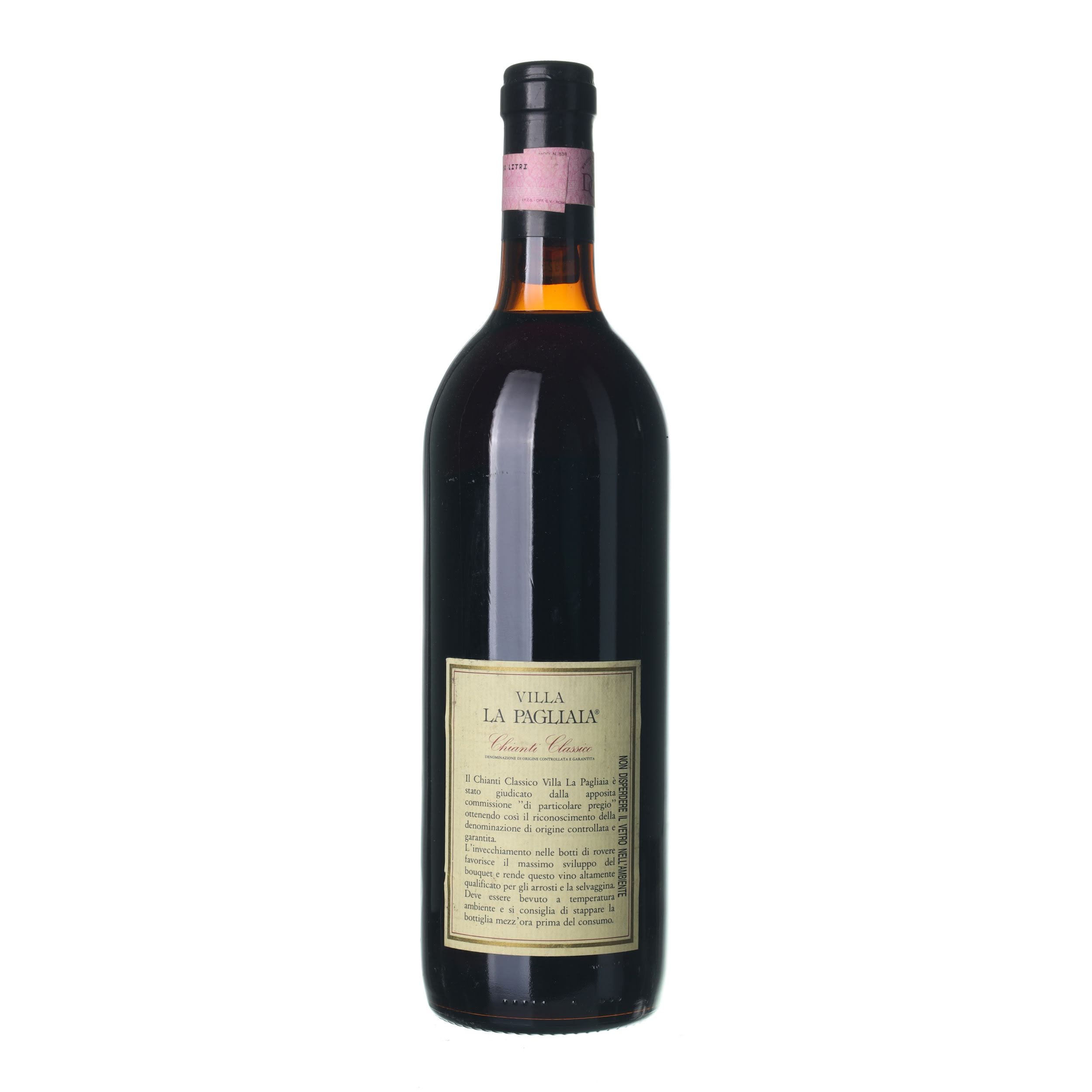 1991 Chianti La Pagliaia (0,75l) - Obrázek 2