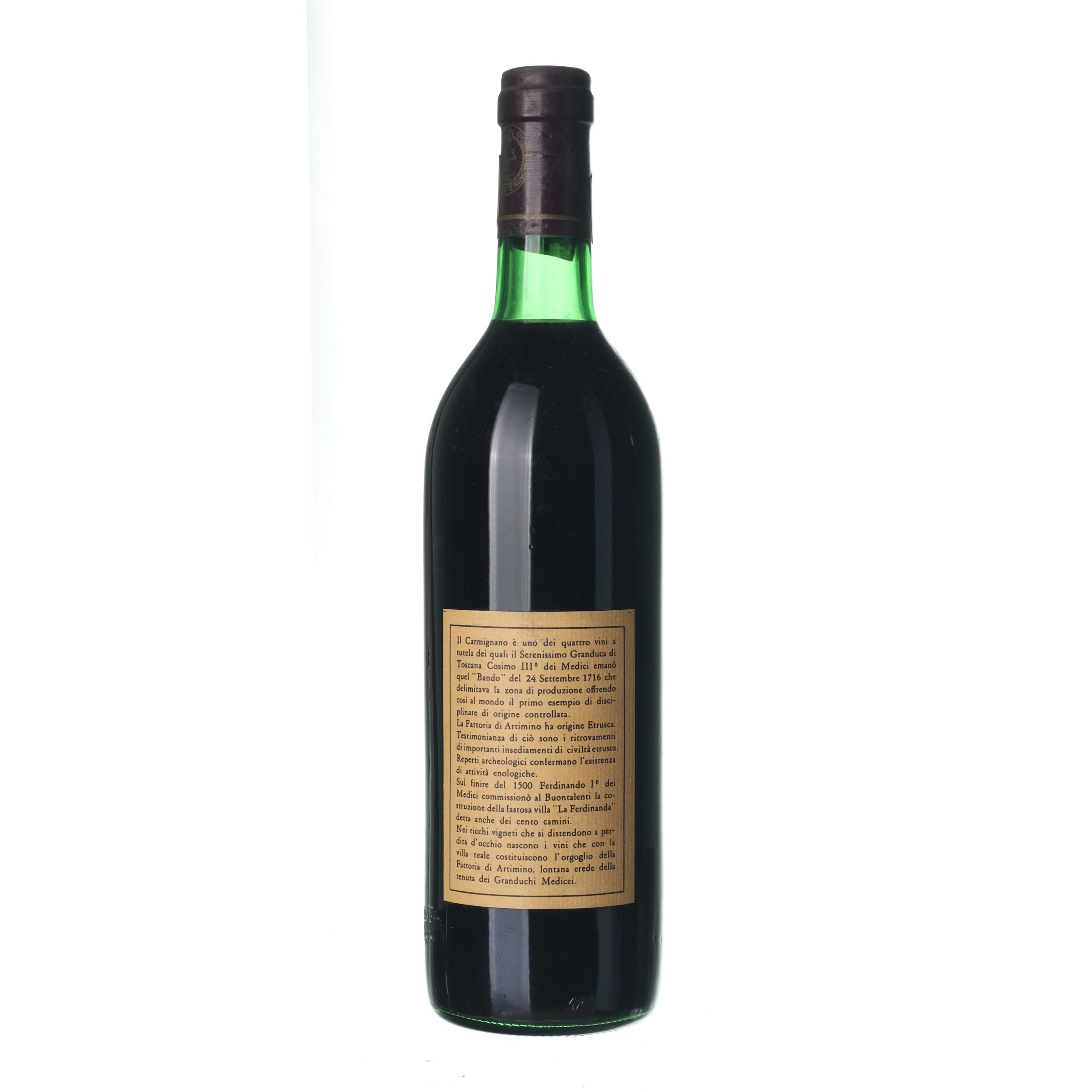 1976 Carmignano Riserva Fattoria Artimino (0,75l) - Obrázek 2