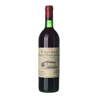 1976 Saint-Estèphe Chateau Haut-Marbuzet (0,75l)