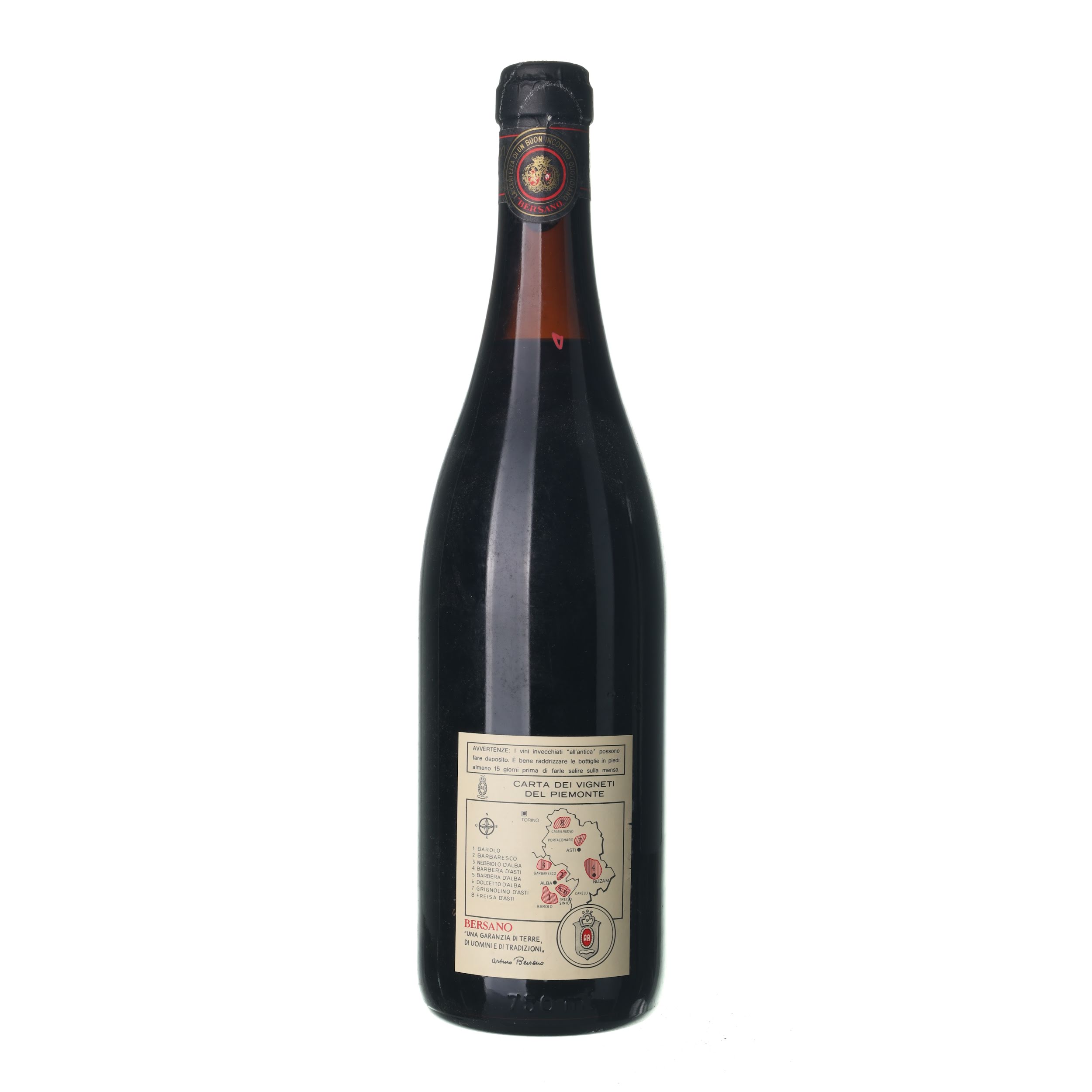 1986 Grignolino d´Asti Bersano (0,75l) - Obrázek 2