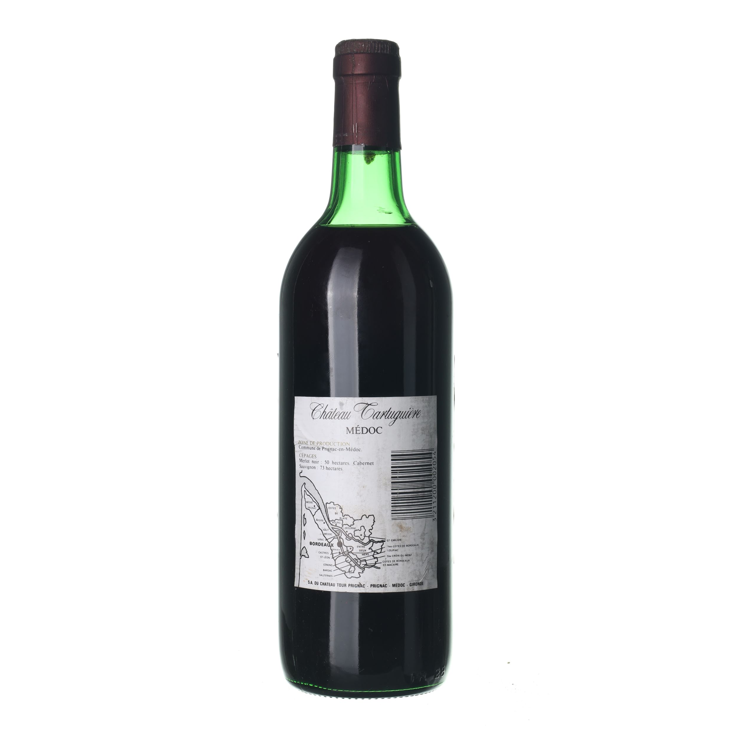 1986 Médoc Cru Bourgeois Chateau Tartuguiere (0,75l) - Obrázek 2