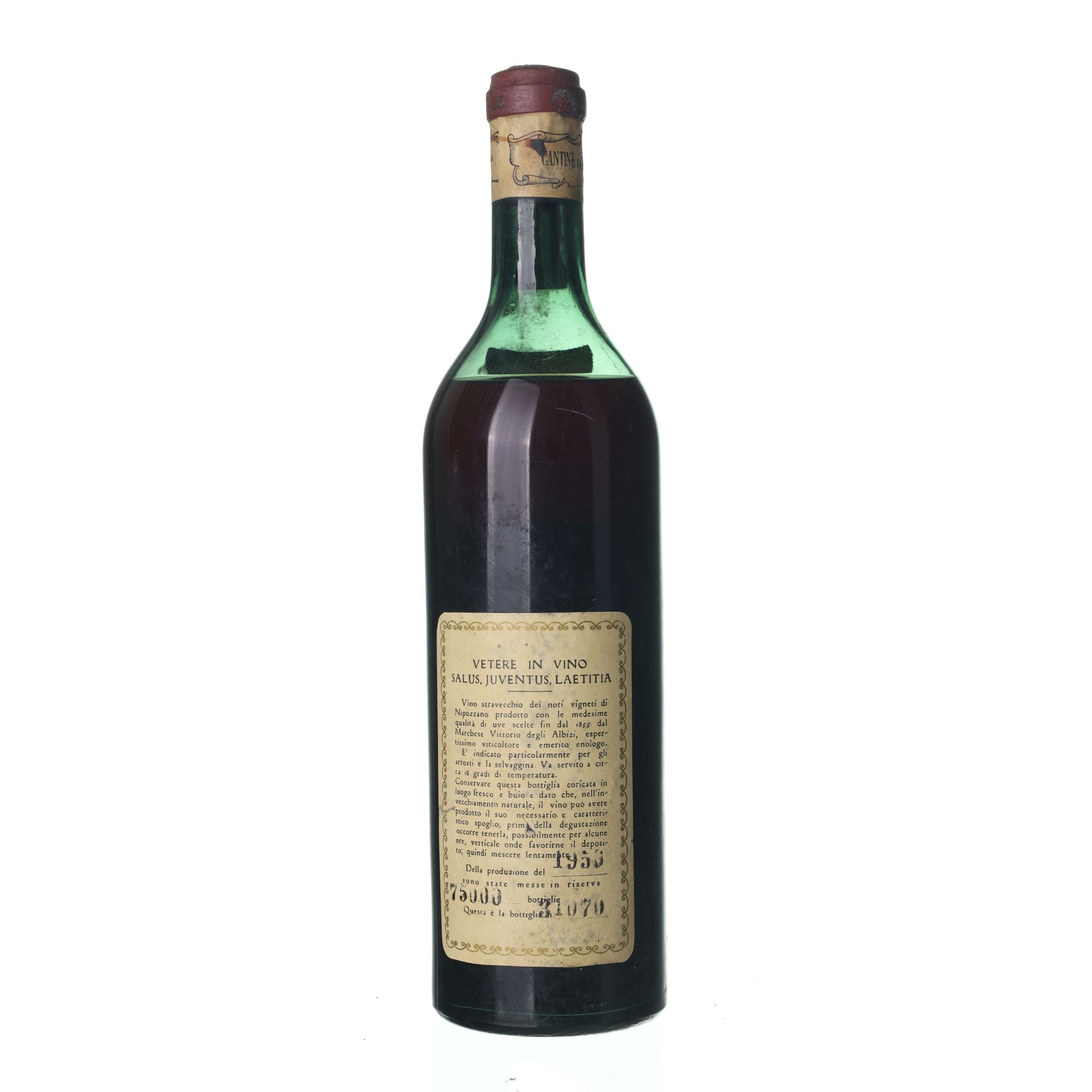 1959 Chianti Marchesi Frescobaldi (0,75l) - Obrázek 2