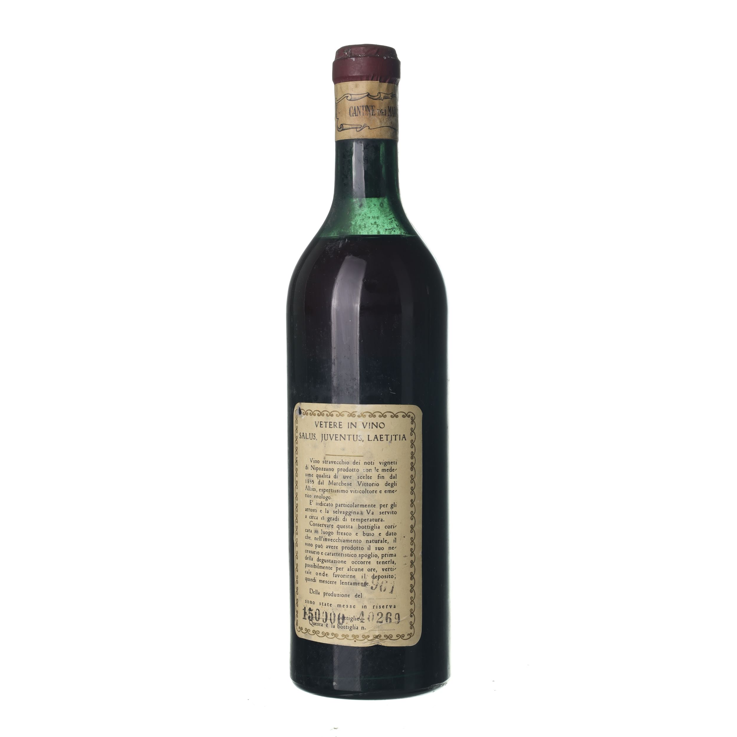 1961 Chianti Marchesi Frescobaldi (0,75l) - Obrázek 2