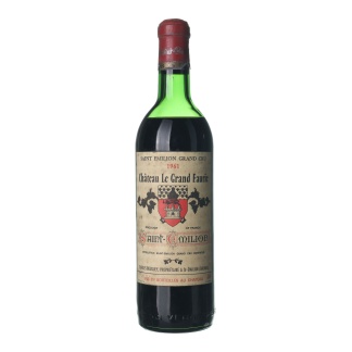1961 Saint-Emilion Grand Cru Chateau Le Grand Faurie (0,75l)