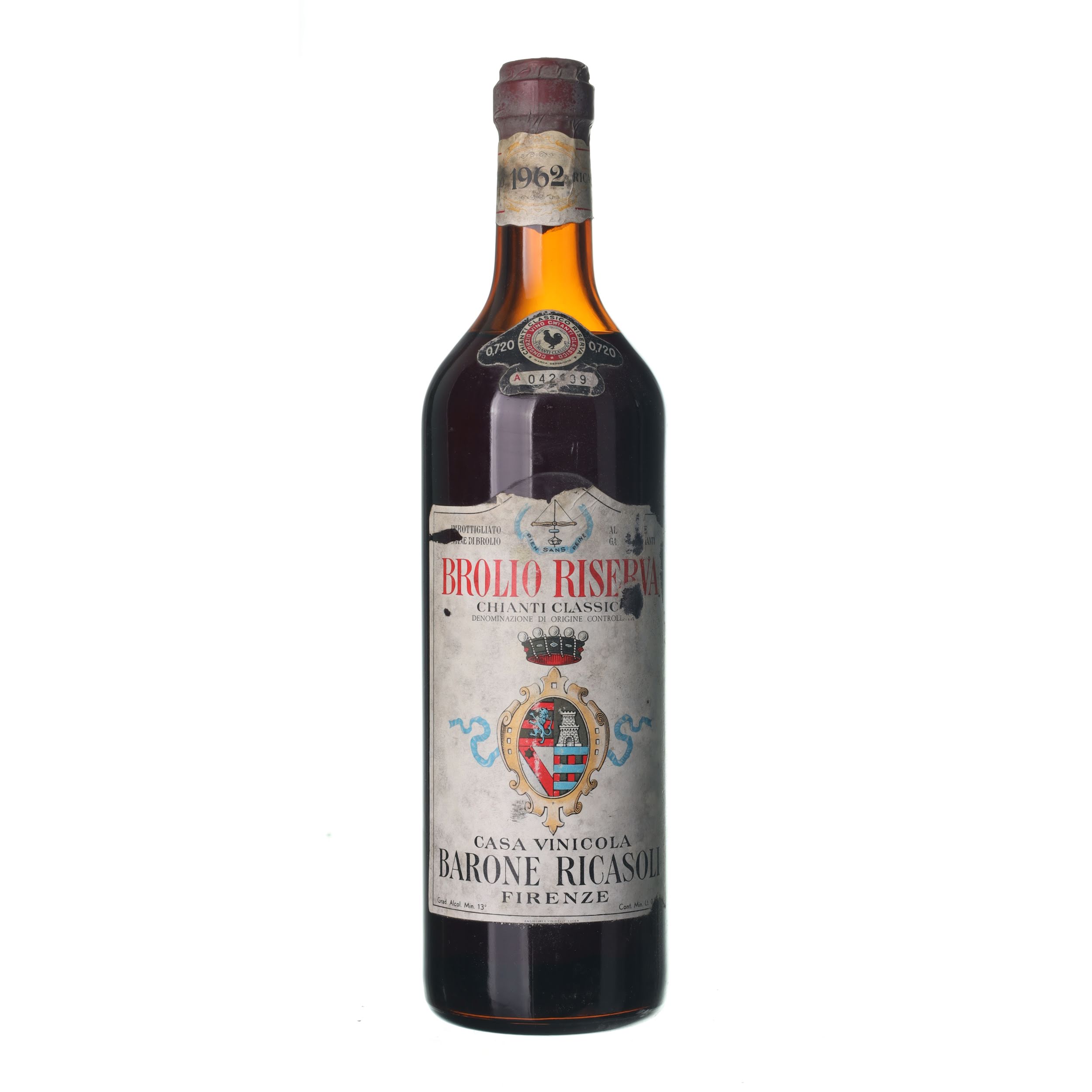 1962 Chianti Riserva Barone Ricasoli (0,75l)