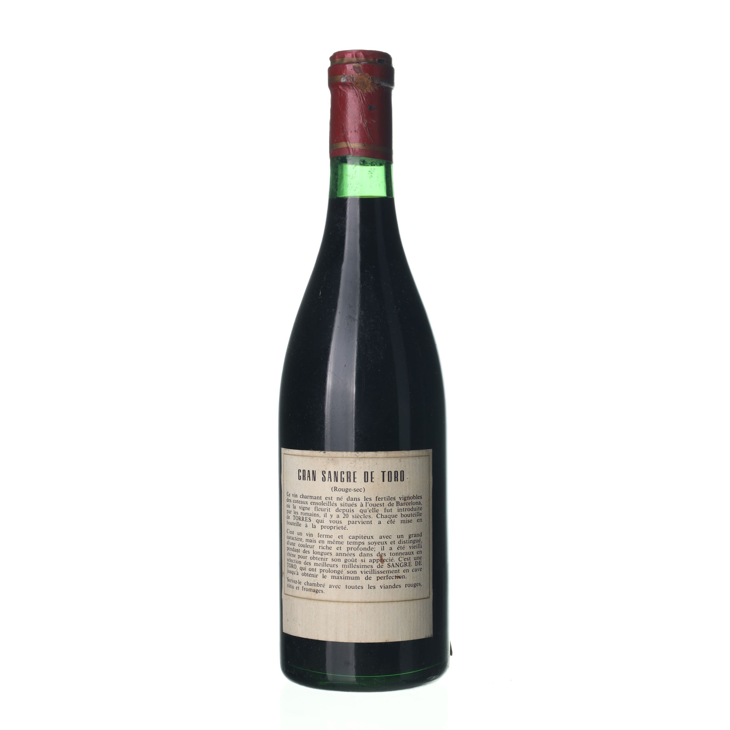 1966 Gran Sangre de Toro Riserva Torres (0,75l) - Obrázek 2