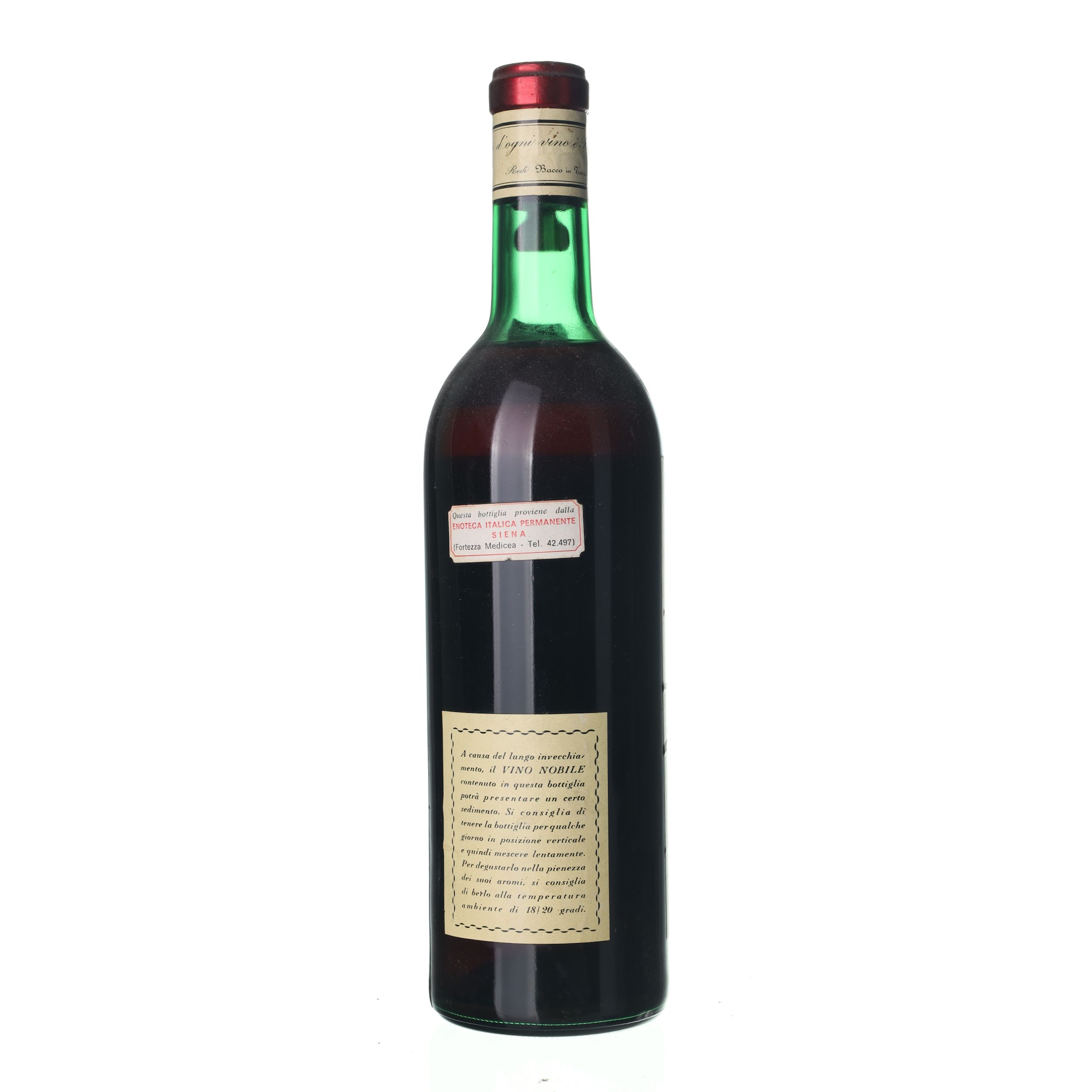 1968 Vino Nobile di Montepulciano Riserva Tenuta S Agnese (0,75l) - Obrázek 2