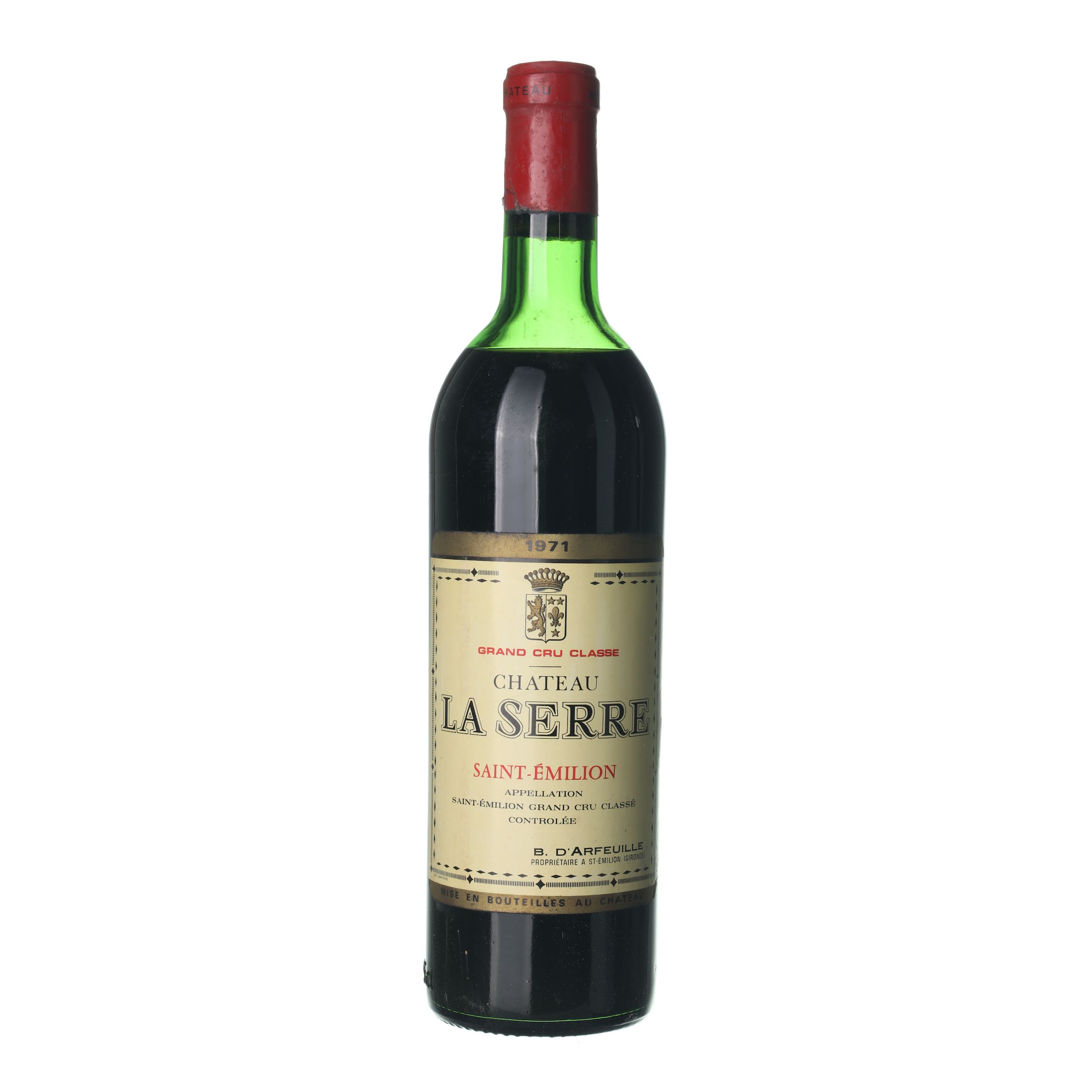 1971 Saint-Emilion Grand Cru Chateau La Serre (0,75l)