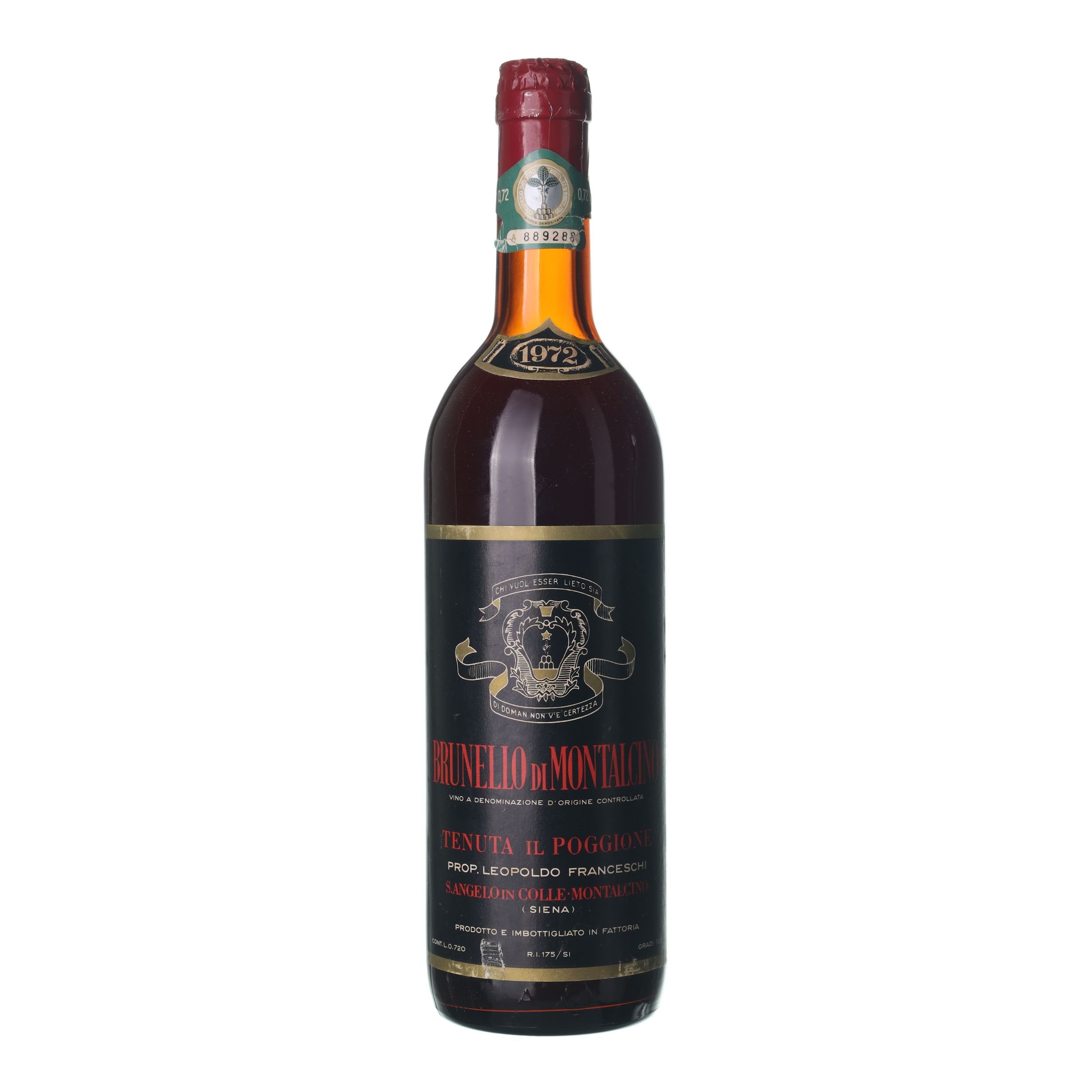 1972 Brunello di Montalcino Tenuta IL. Poggione (0,75l)