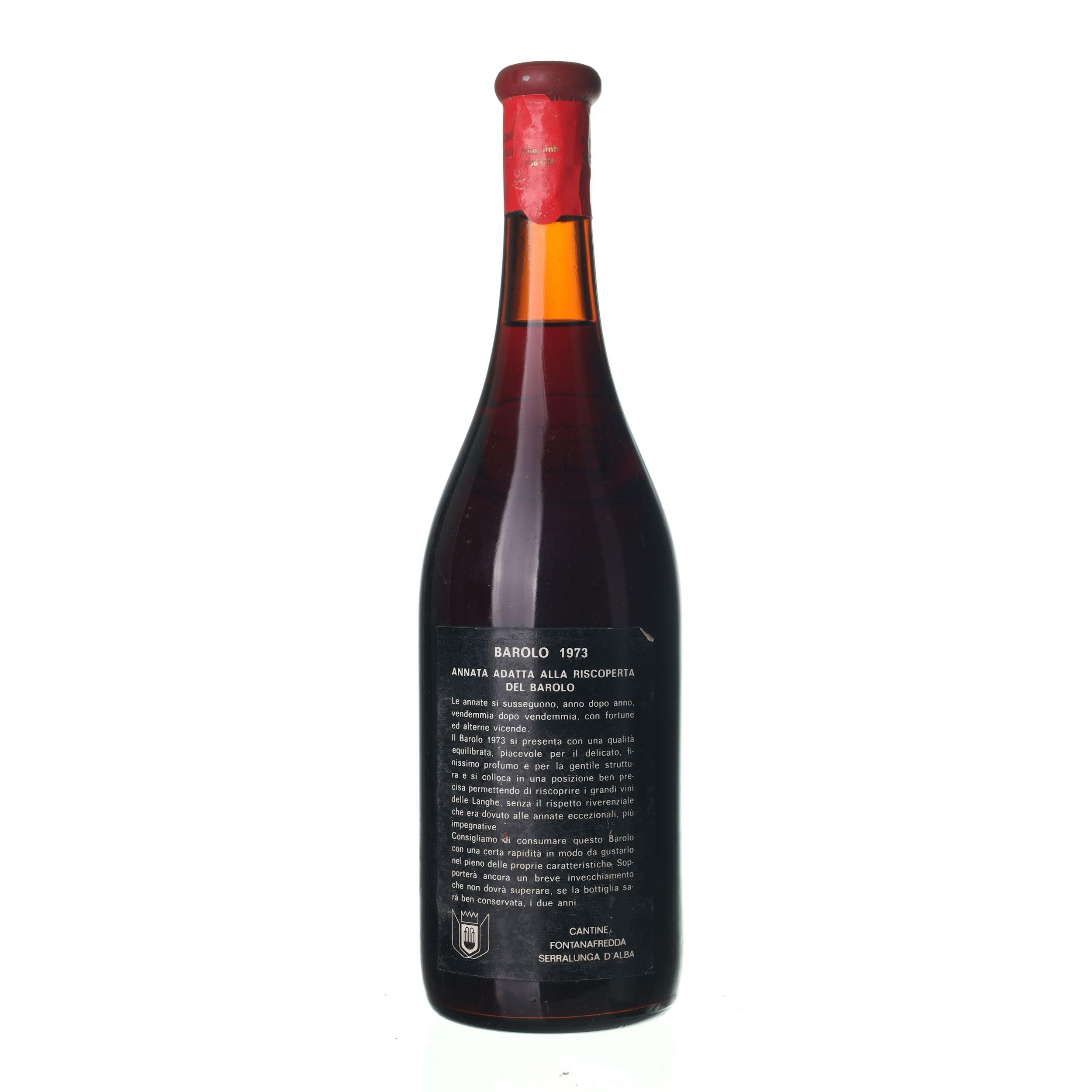 1973 Barolo Fontanafredda (0,75l) - Obrázek 2