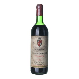 1983 Pomerol Chateau de Bourgueneuf (0,75l)
