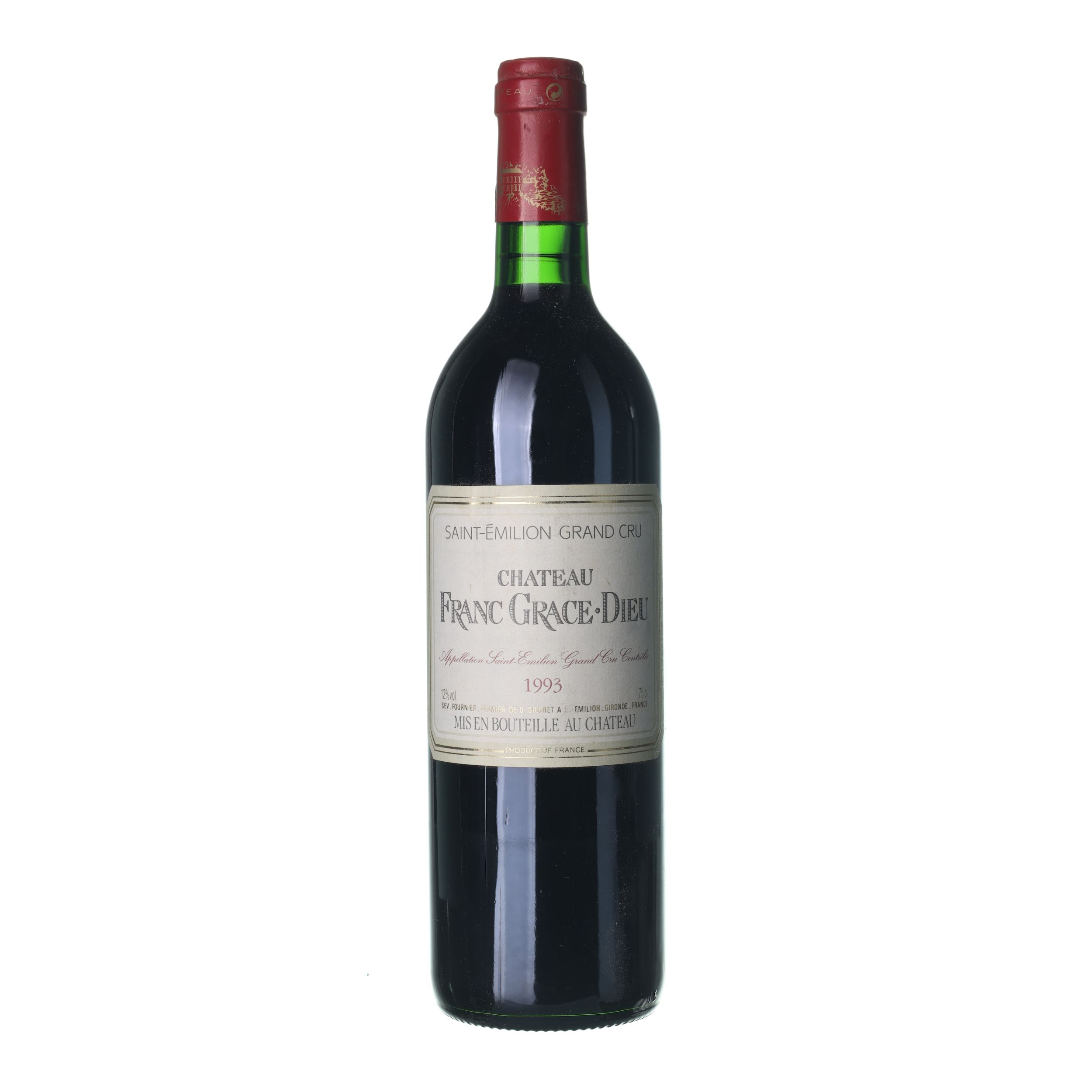 1993 Saint-Emilion Grand Cru Chateau Franc Grace-Dieu (0,75l)