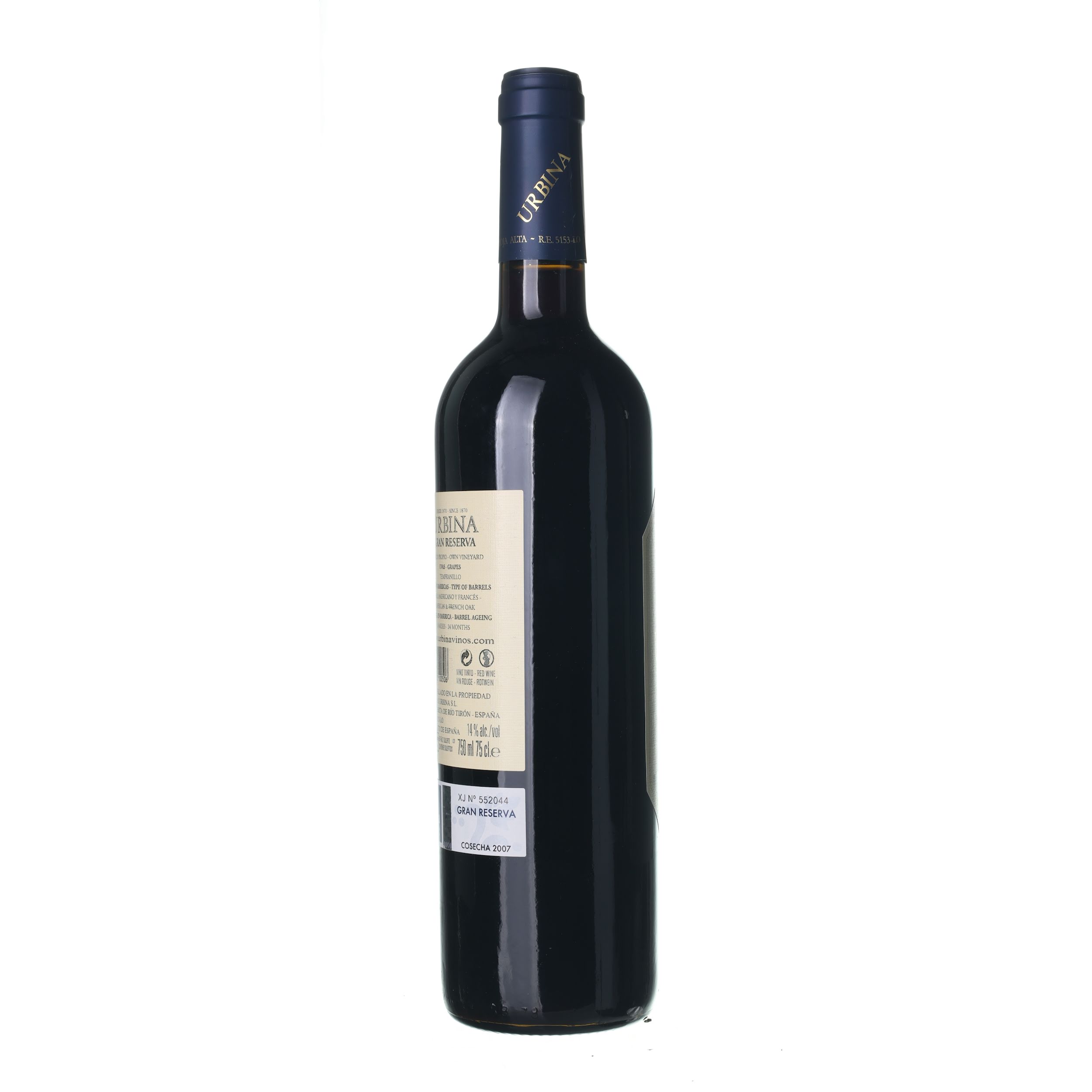 2007 Rioja Gran Reserva Bodegas Urbina (0,75l) - Obrázek 2