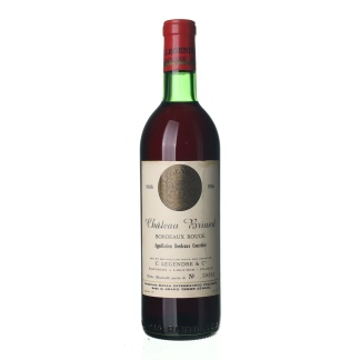 1966 Bordeaux rouge Chateau Briand (0,75l)