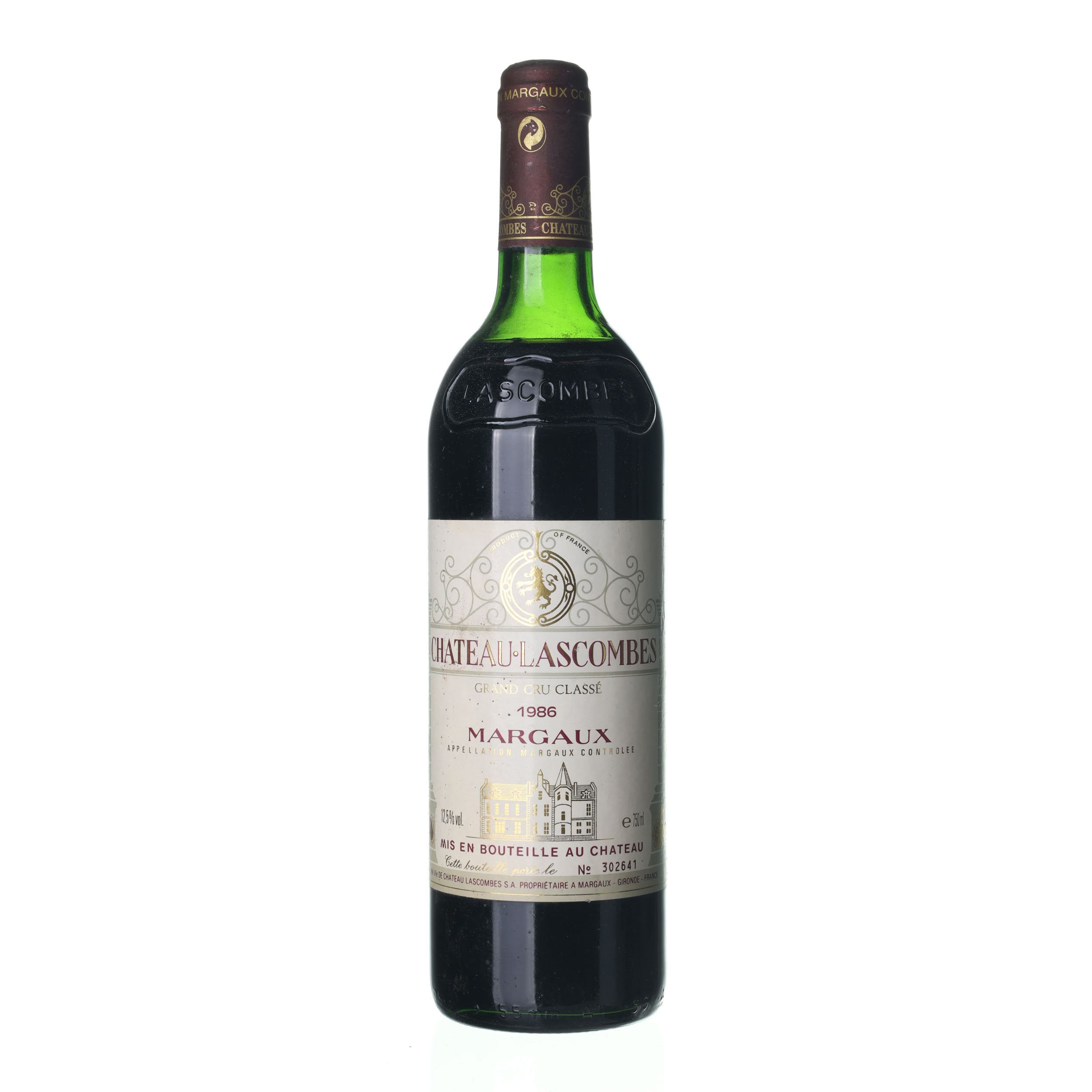 1986 Margaux Grand Cru Château Lascombes (0,75l)