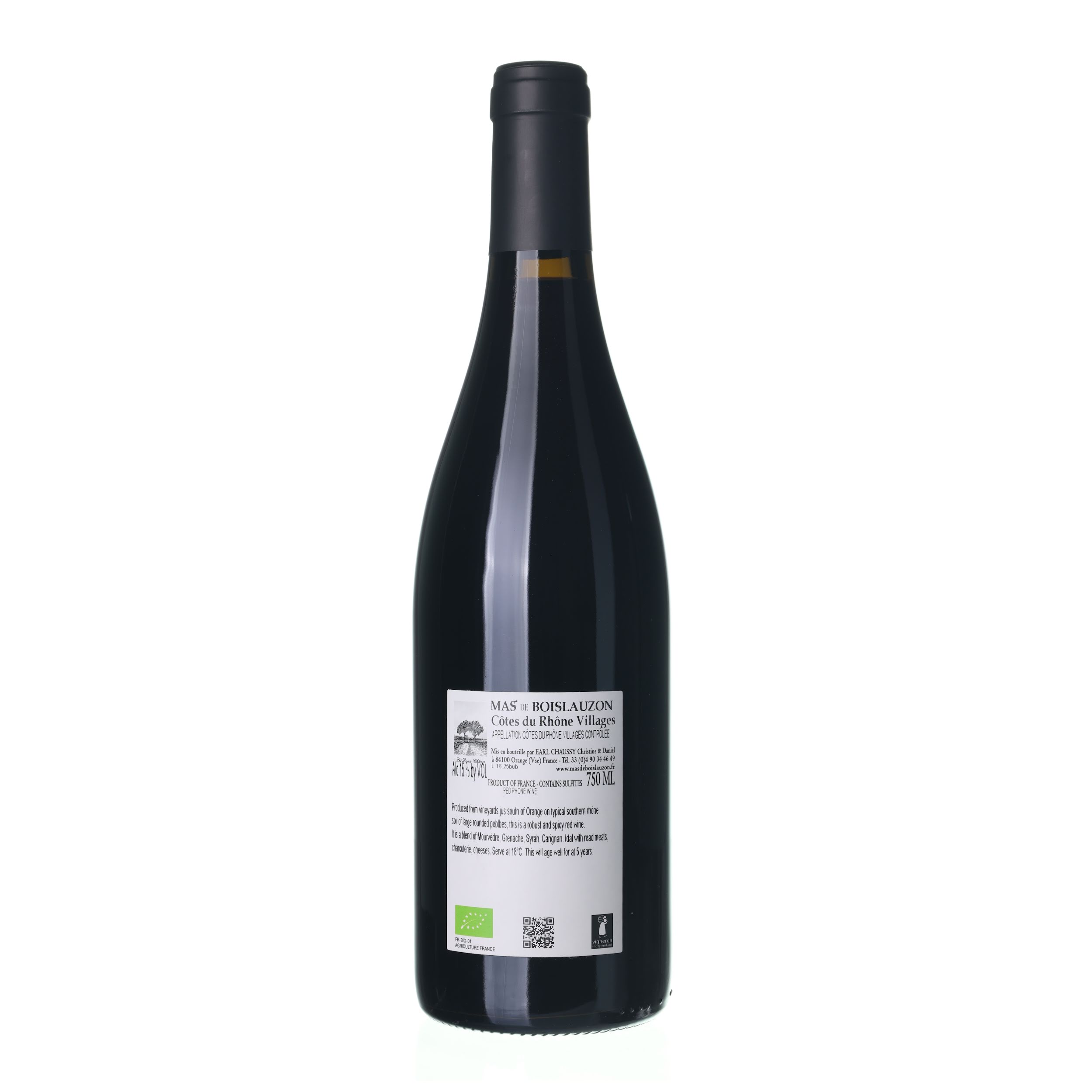 2023 Cotes du Rhone Villages Mas de Boislauzon (0,75l) - Obrázek 2