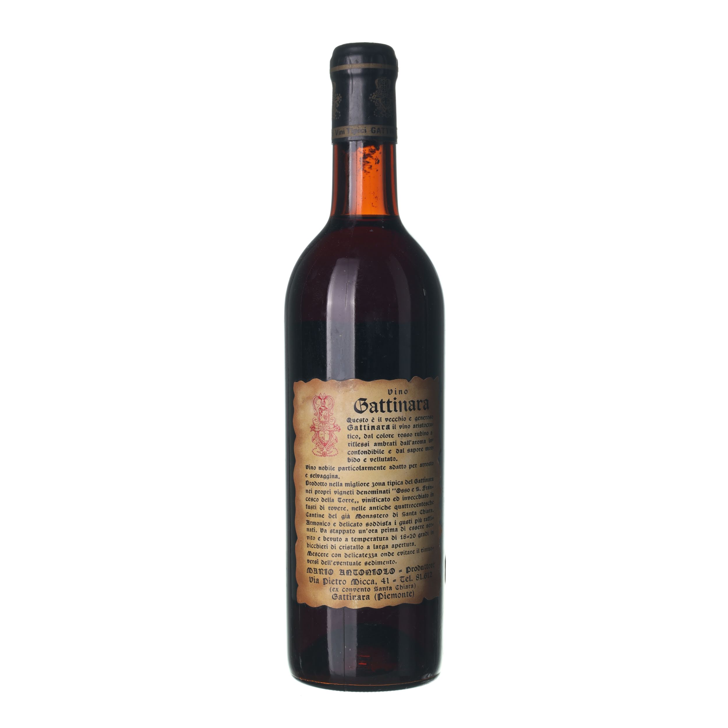 1962 Gattinara Mario Antoniolo (0,75l) - Obrázek 2