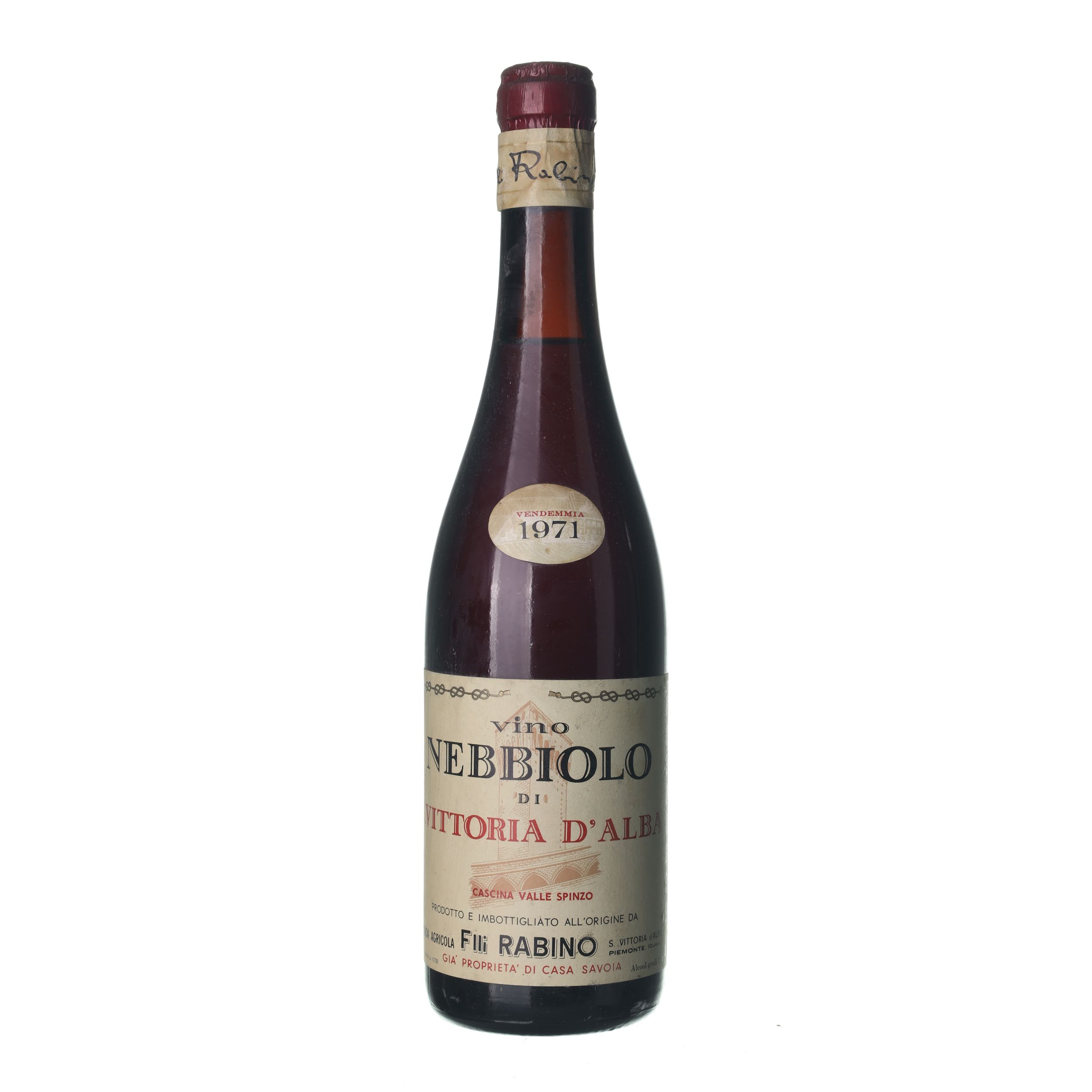 1971 Nebbiolo d´Alba Fratelli Rabino (0,75l)