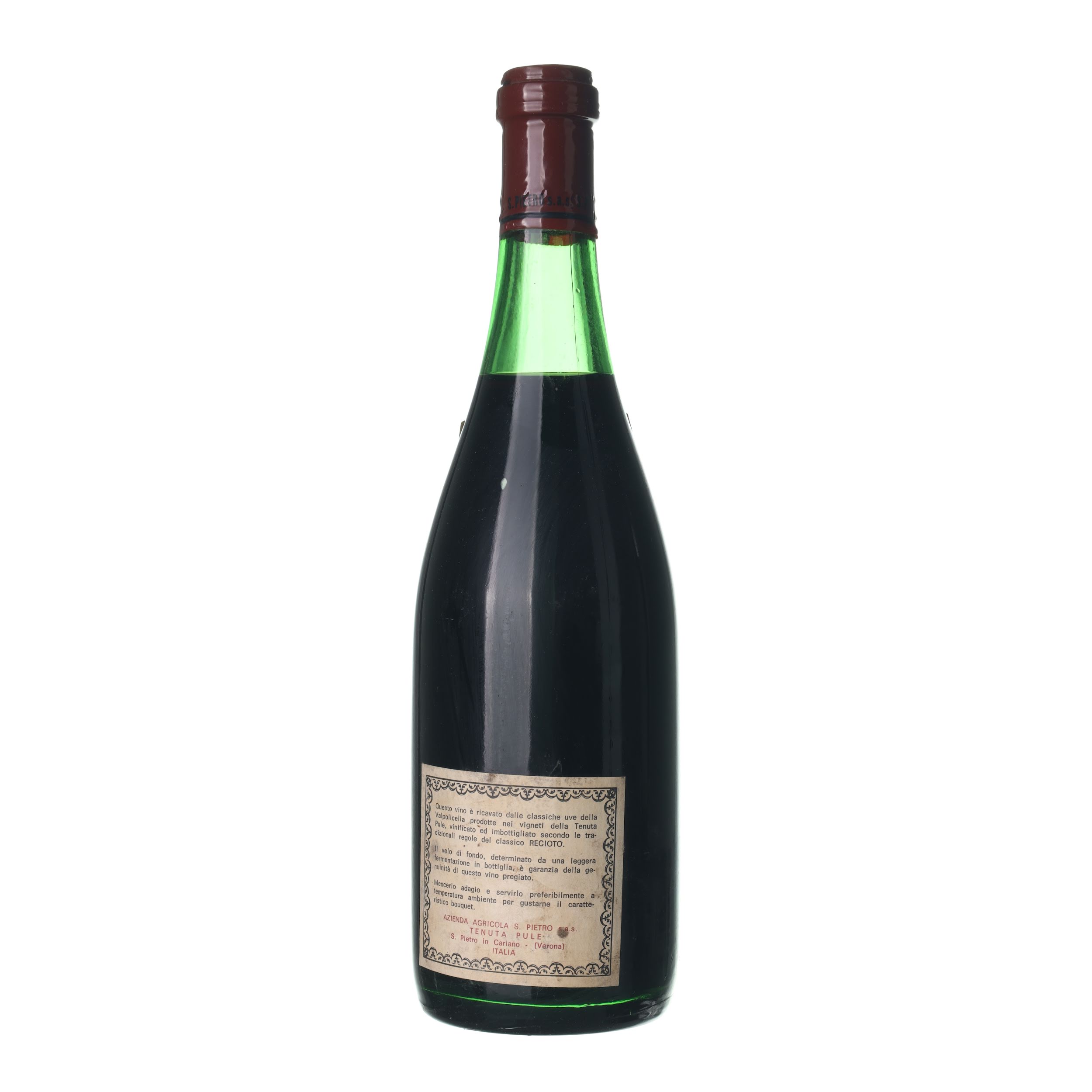 1976 Recioto della Valpolicella Tenuta Pule (0,75l) - Obrázek 2