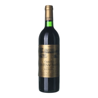 1986 Margaux Grand Cru Château Cantenac Brown (0,75l)