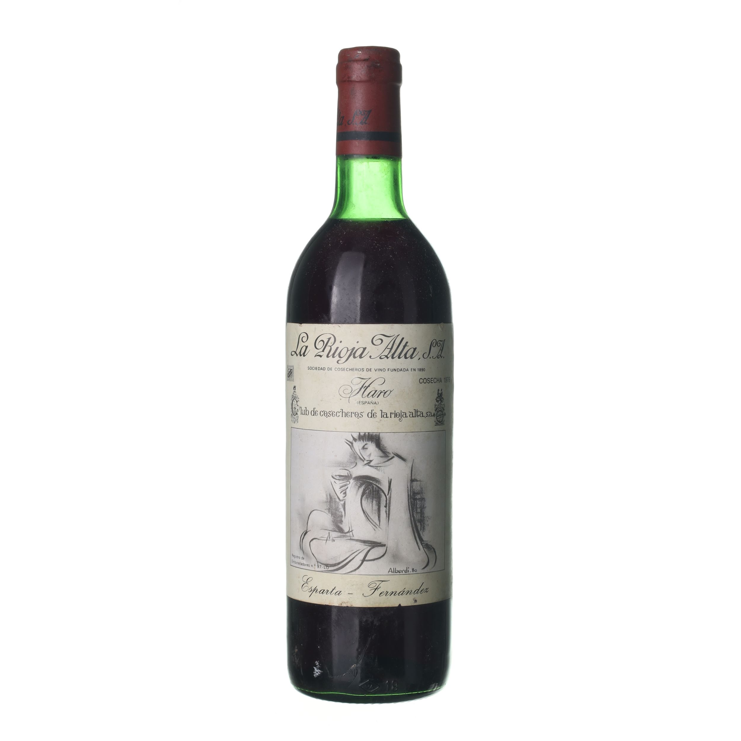 1976 Rioja Crianza La Rioja Alta. S.A. (0,75l)