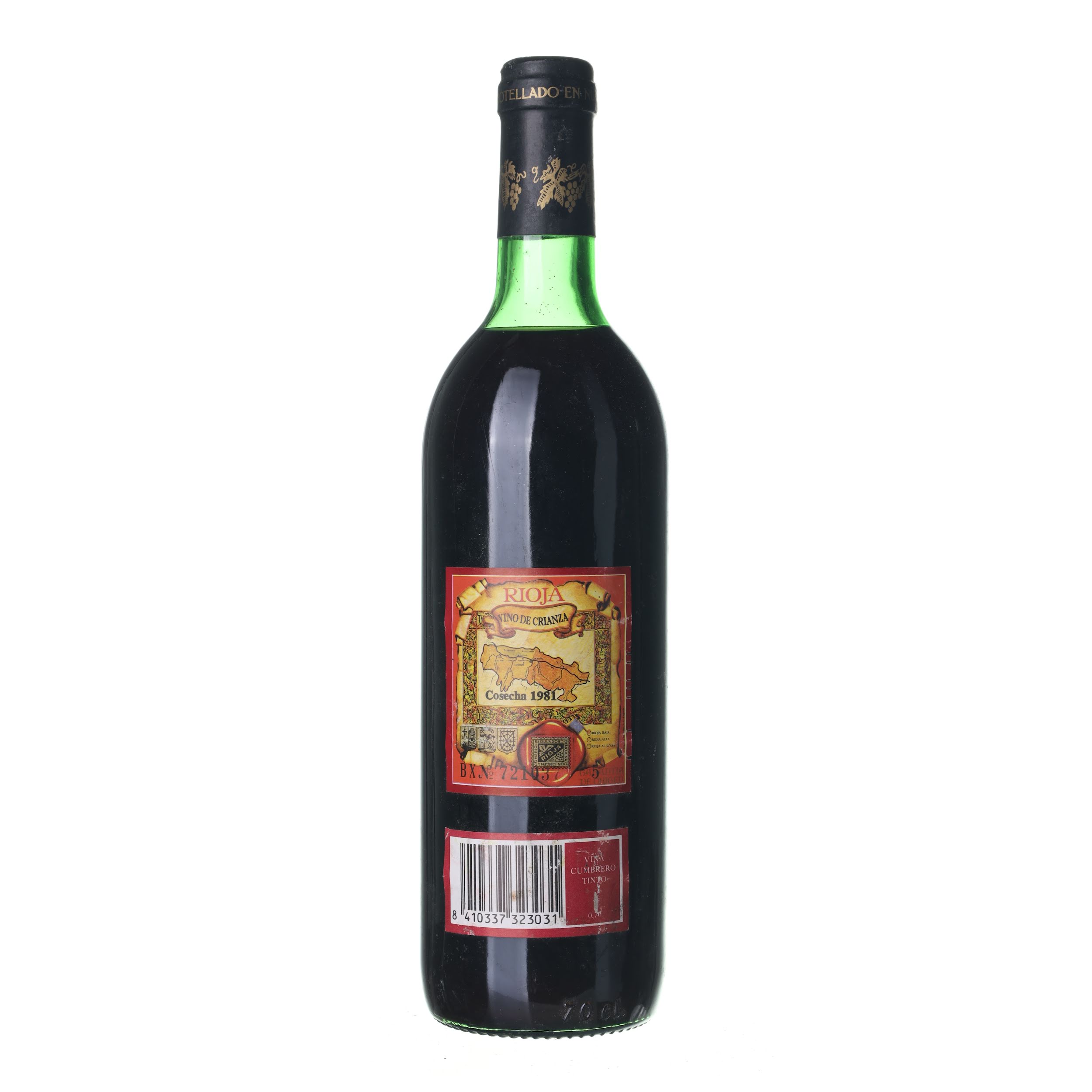 1981 Rioja Crianza Montecillo (0,75l) - Obrázek 2