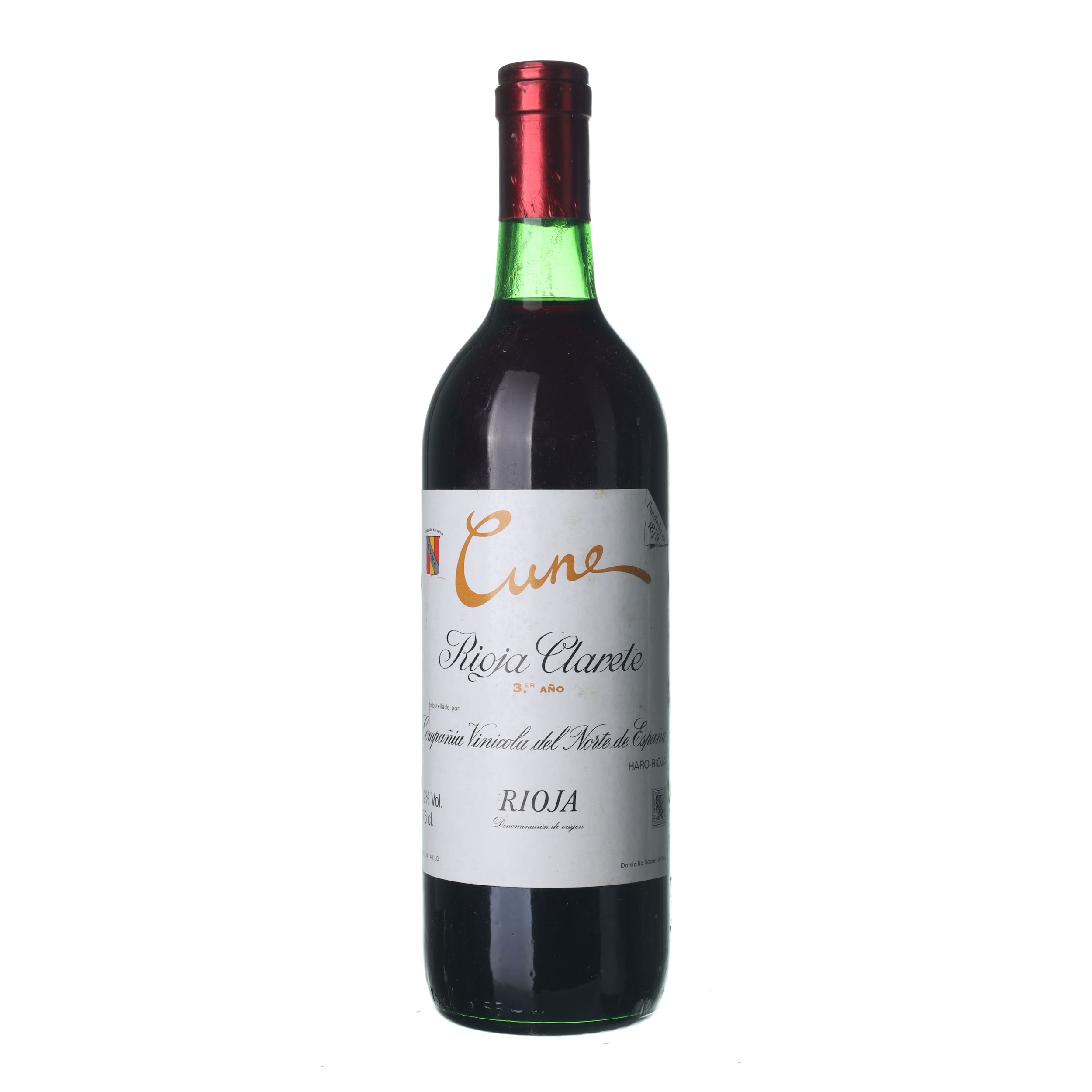 1984 Rioja Clarete Crianza Cune (0,75l)