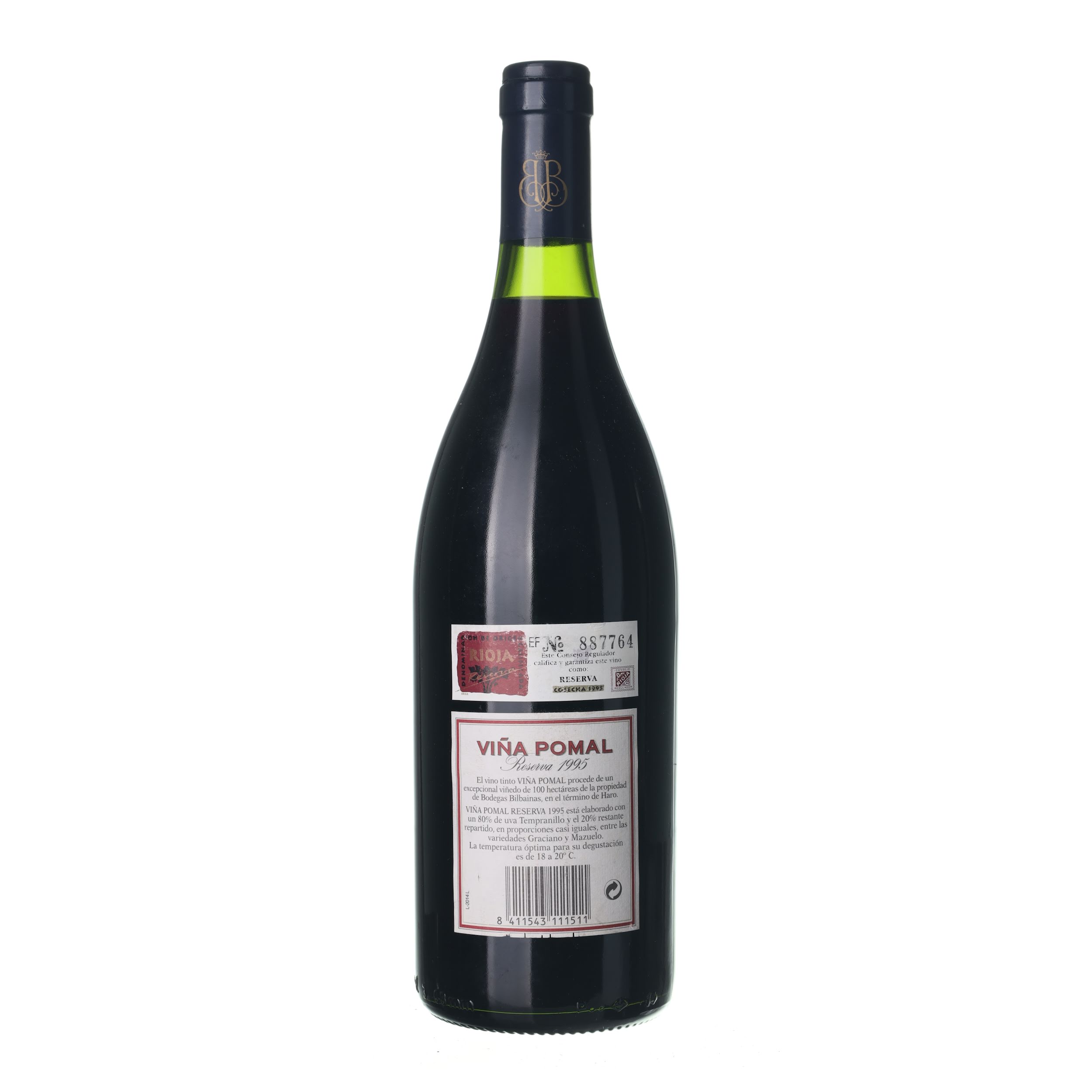 1995 Vina Pomal Reserva Bodegas Bilbainas (0,75l) - Obrázek 2