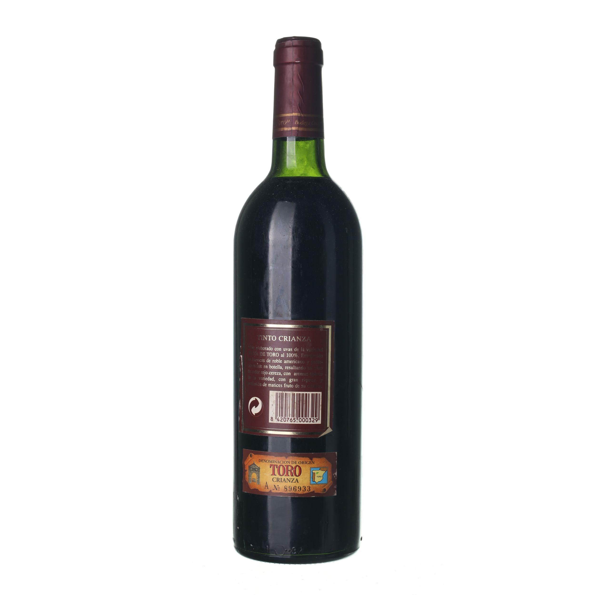 1996 Toro Crianza Gran Cermeno (0,75l) - Obrázek 2