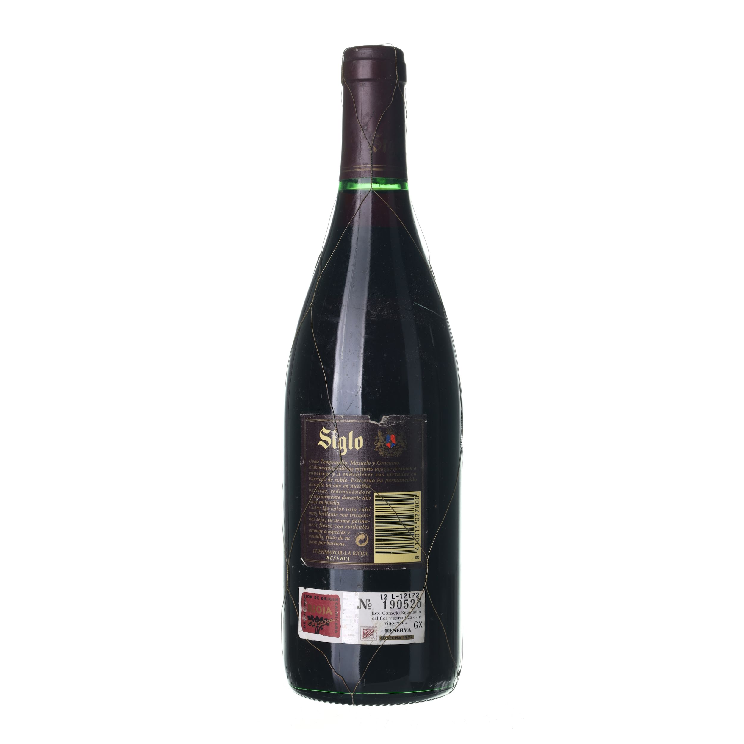 1997 Rioja Reserva Siglo (0,75l) - Obrázek 2